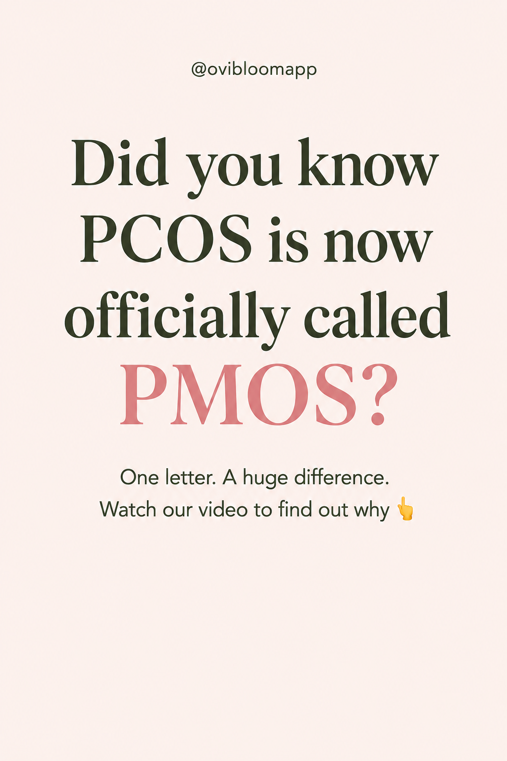 PMOS vs PCOS: What the Rename Actually Means