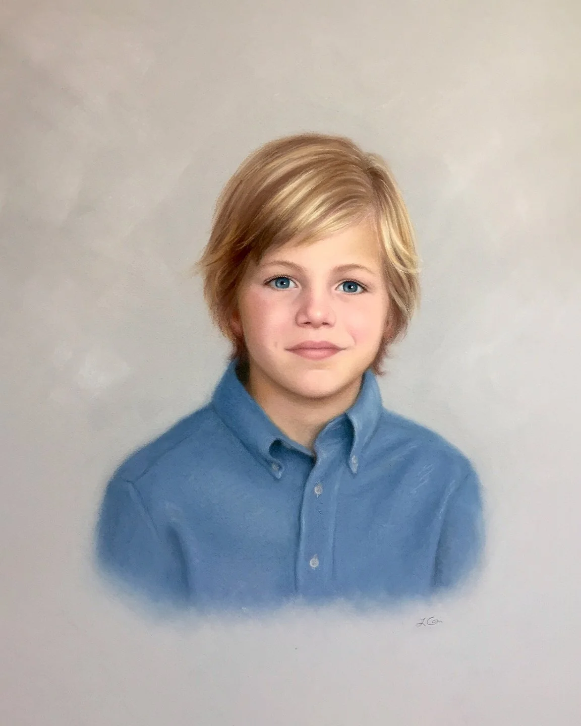 Boy - Pastel on Paper