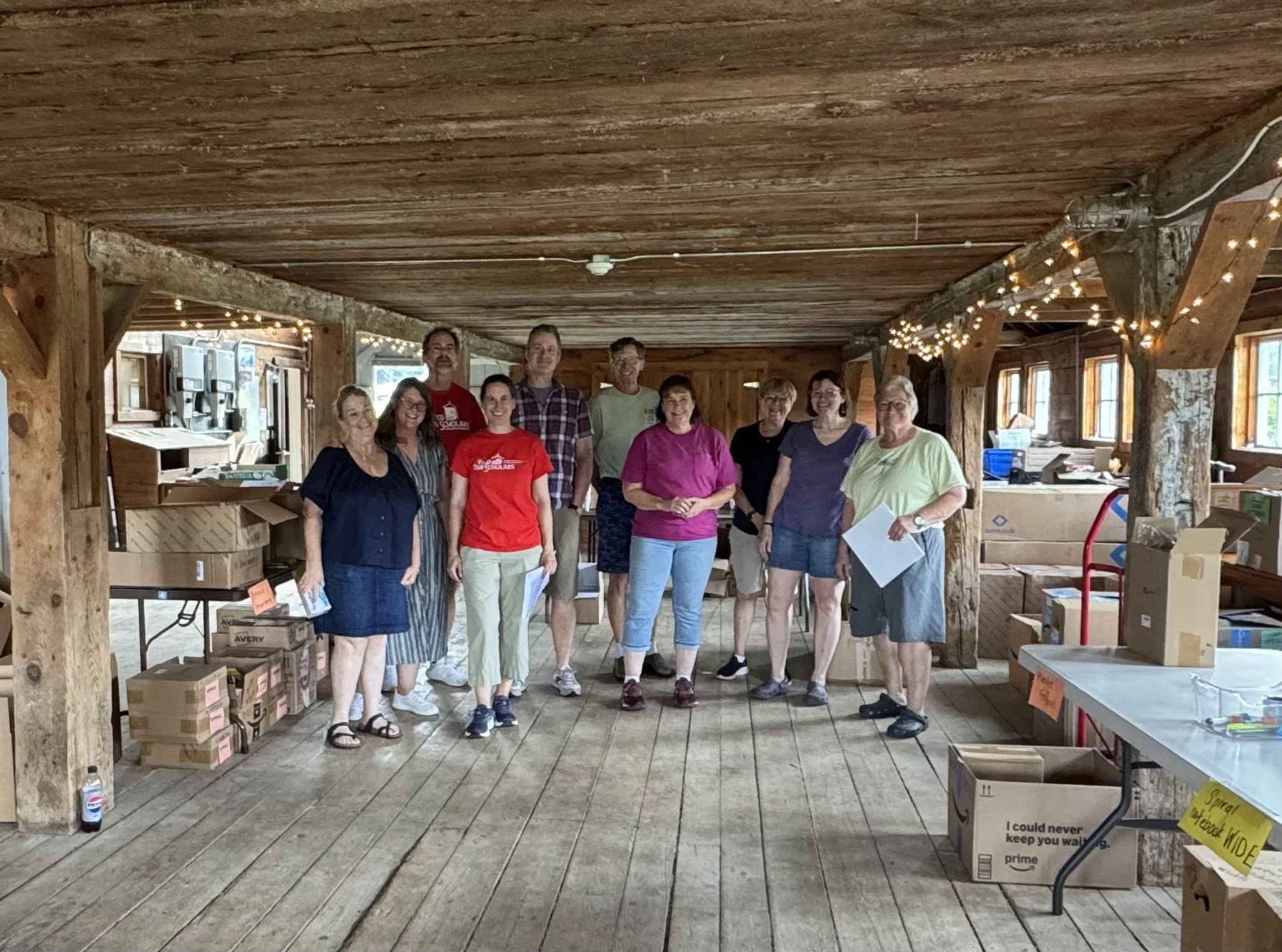 Packing Purpose: The Barn Becomes Headquarters for Back-to-School Magic!
