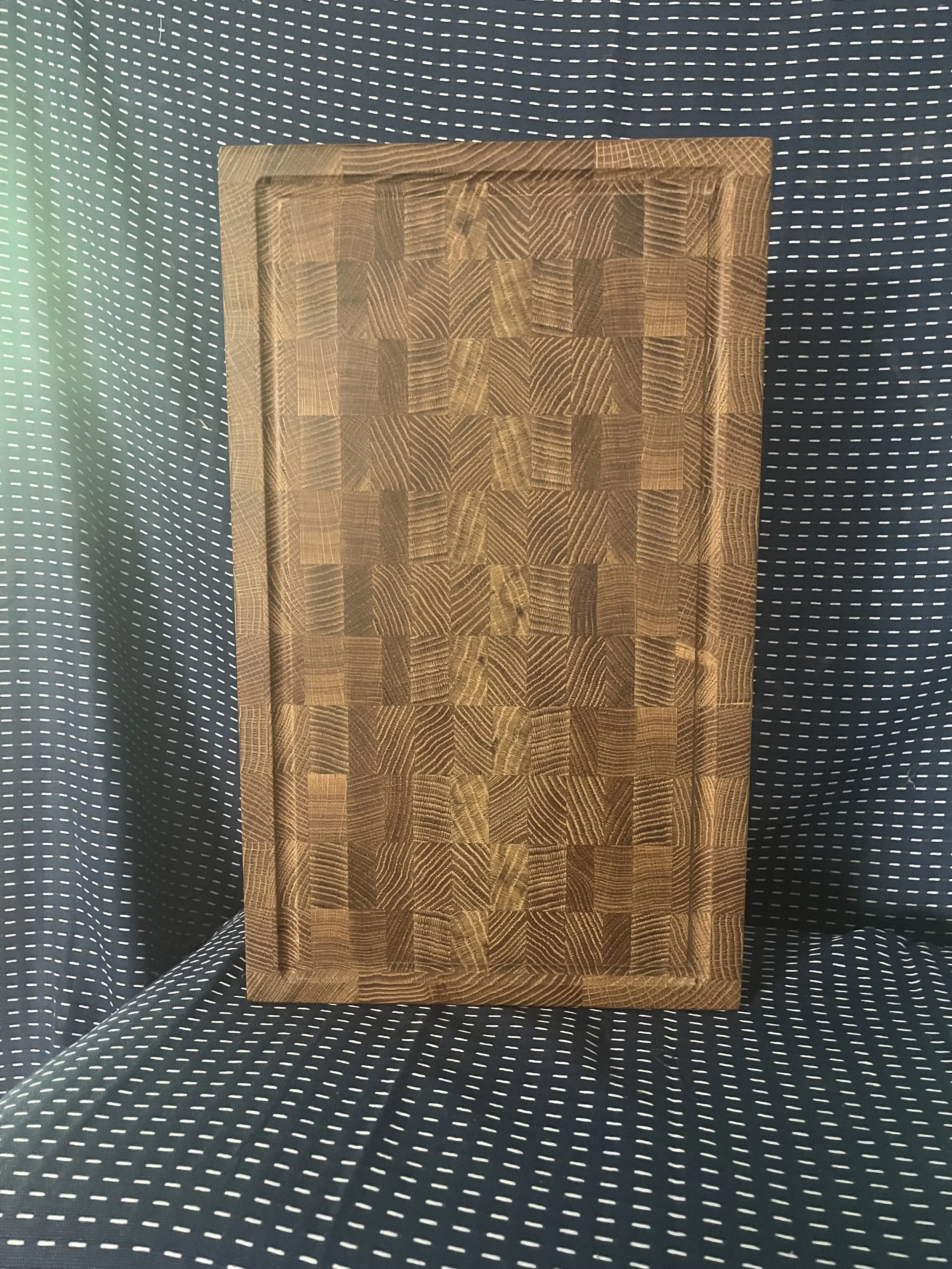 END GRAIN WHITE OAK 19x11x2 inches   Oak wood milled from old oak beams