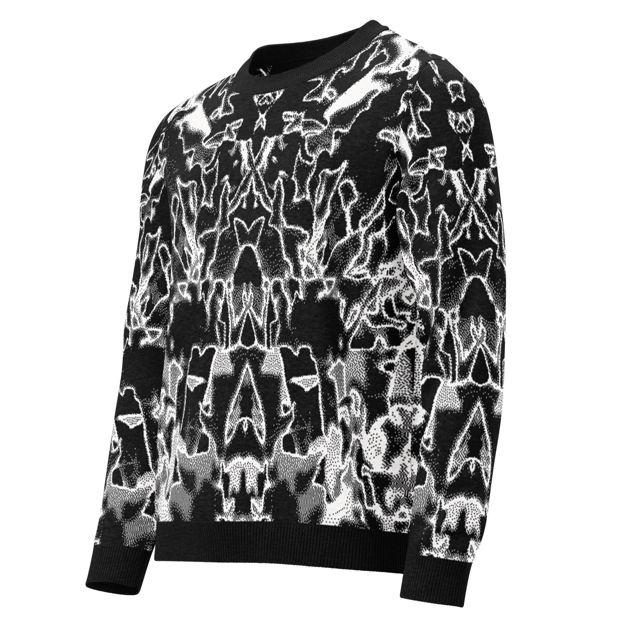 crypt warbler - jacquard sweater