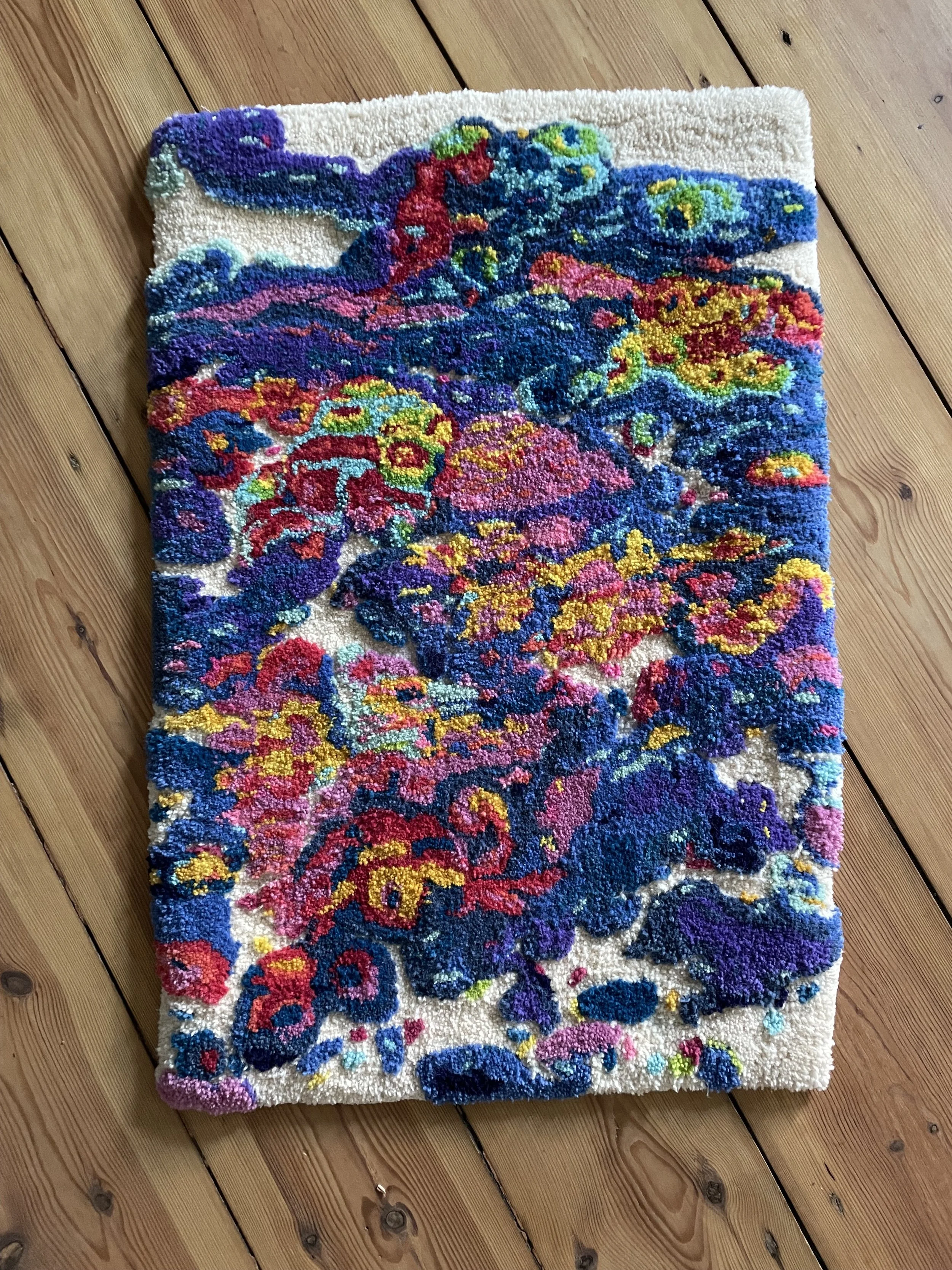 flowerbed - tufted rug