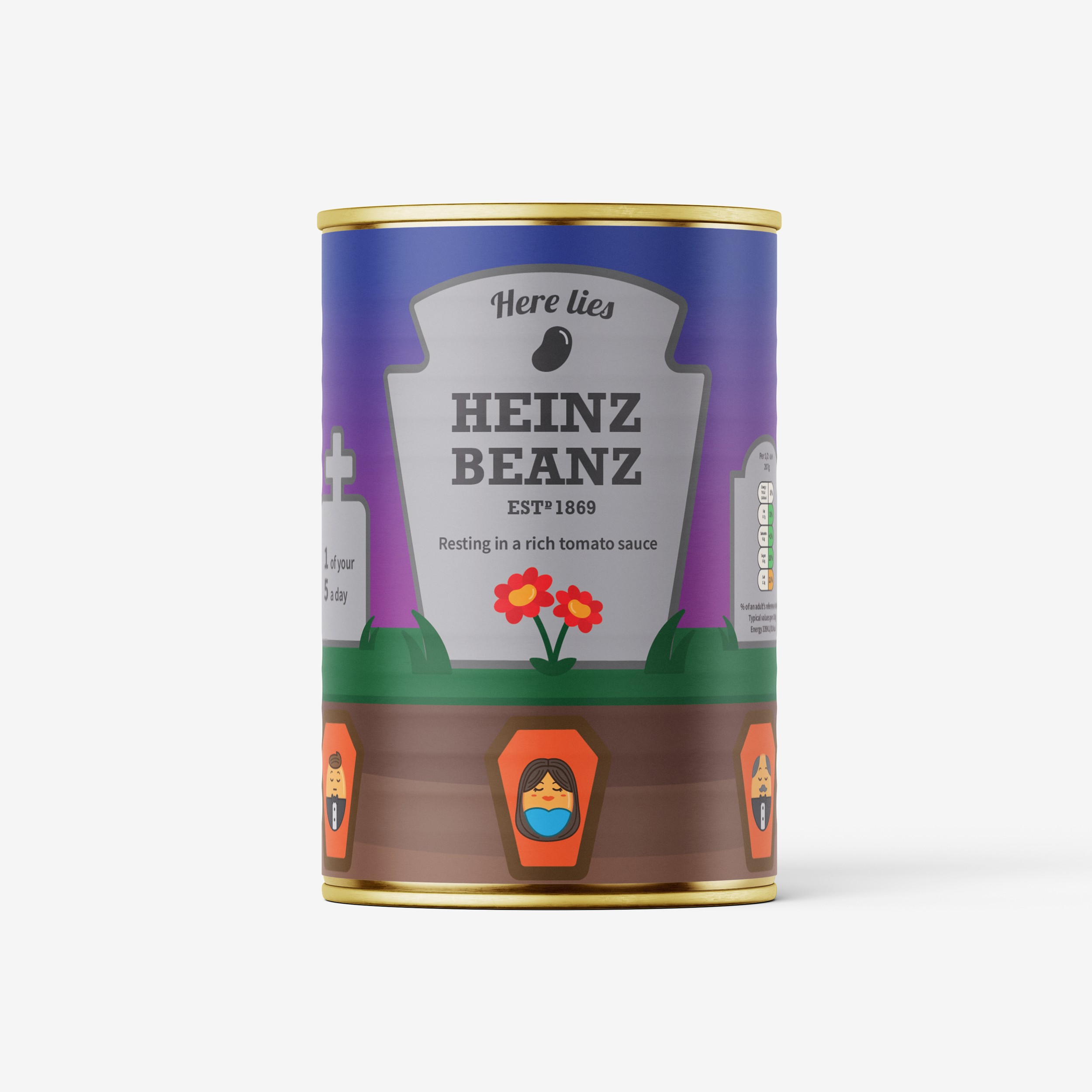 Designer Beans packaging: Undertaker