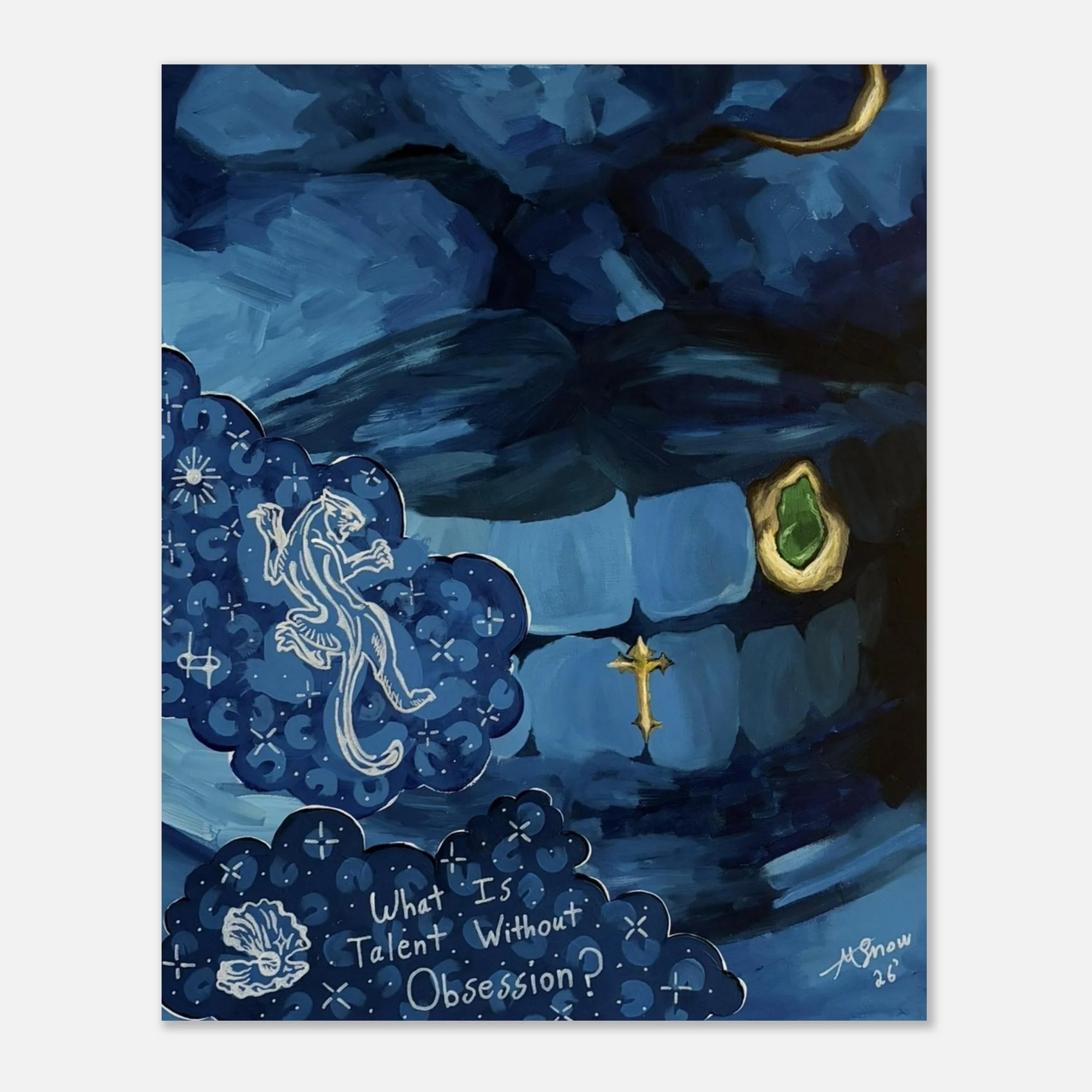 "Vanity" - Matte Paper Poster - 16x20″