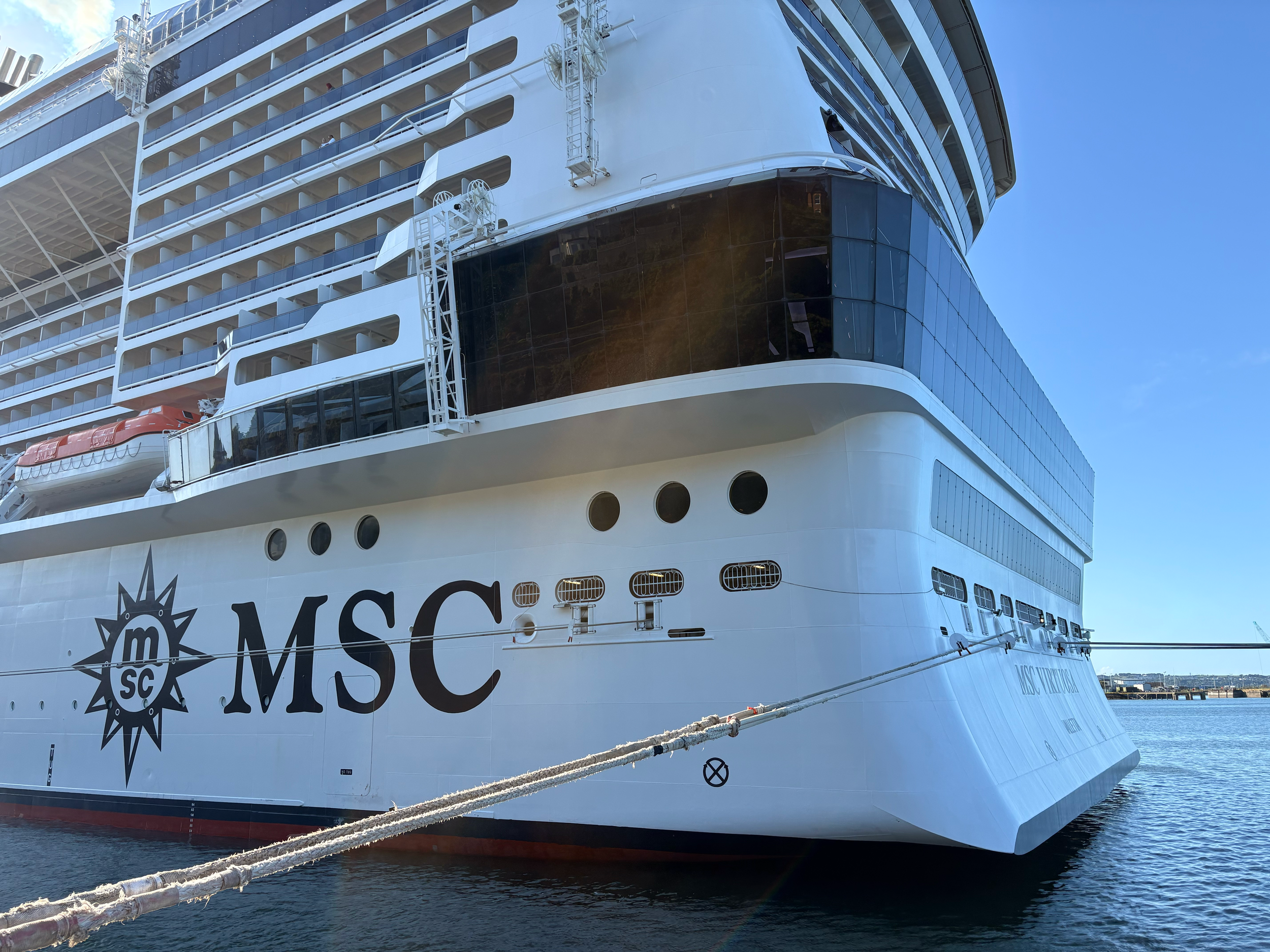 MSC Virtuosa docked in Cobh