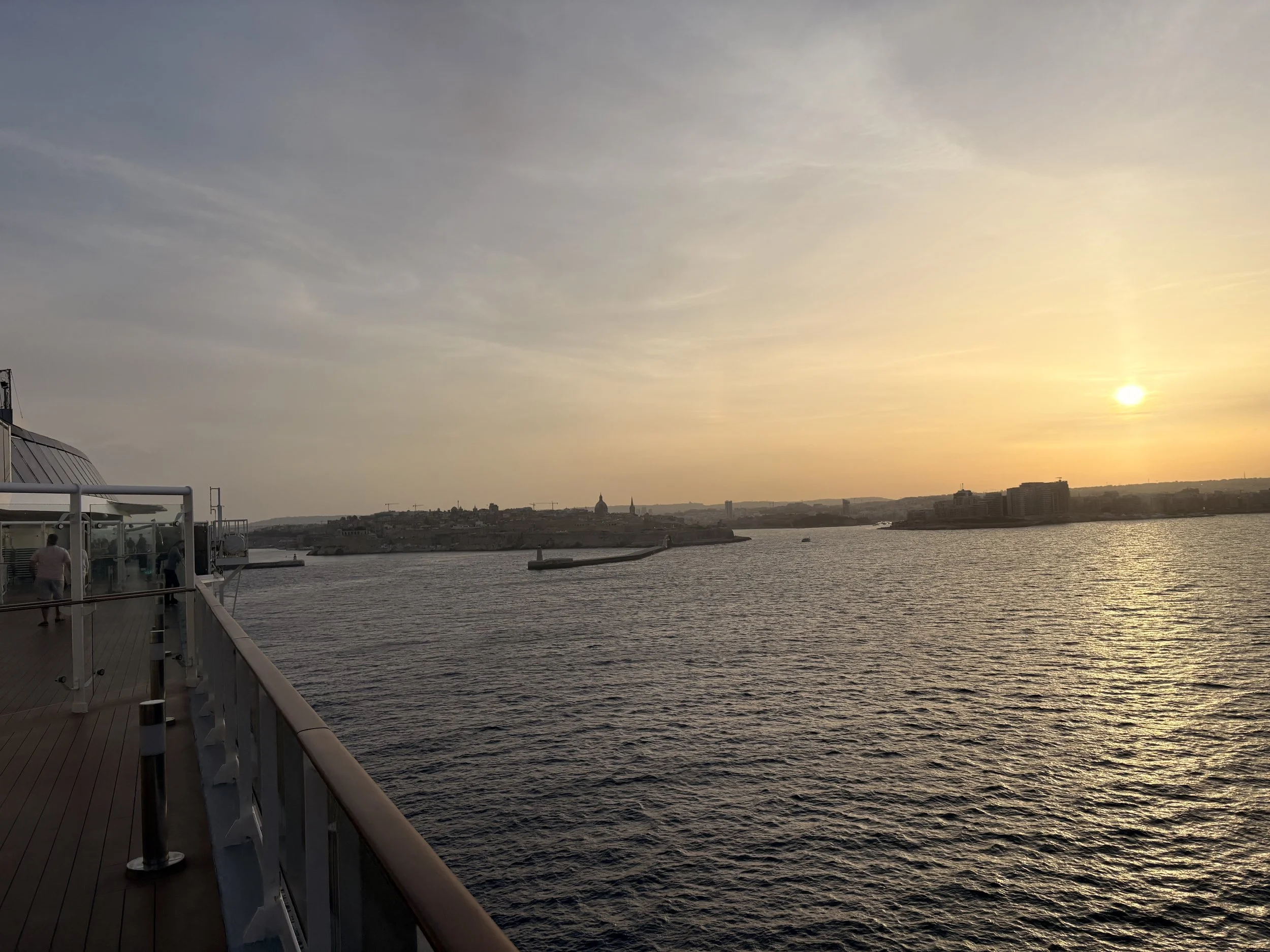 Sundowner over Valletta