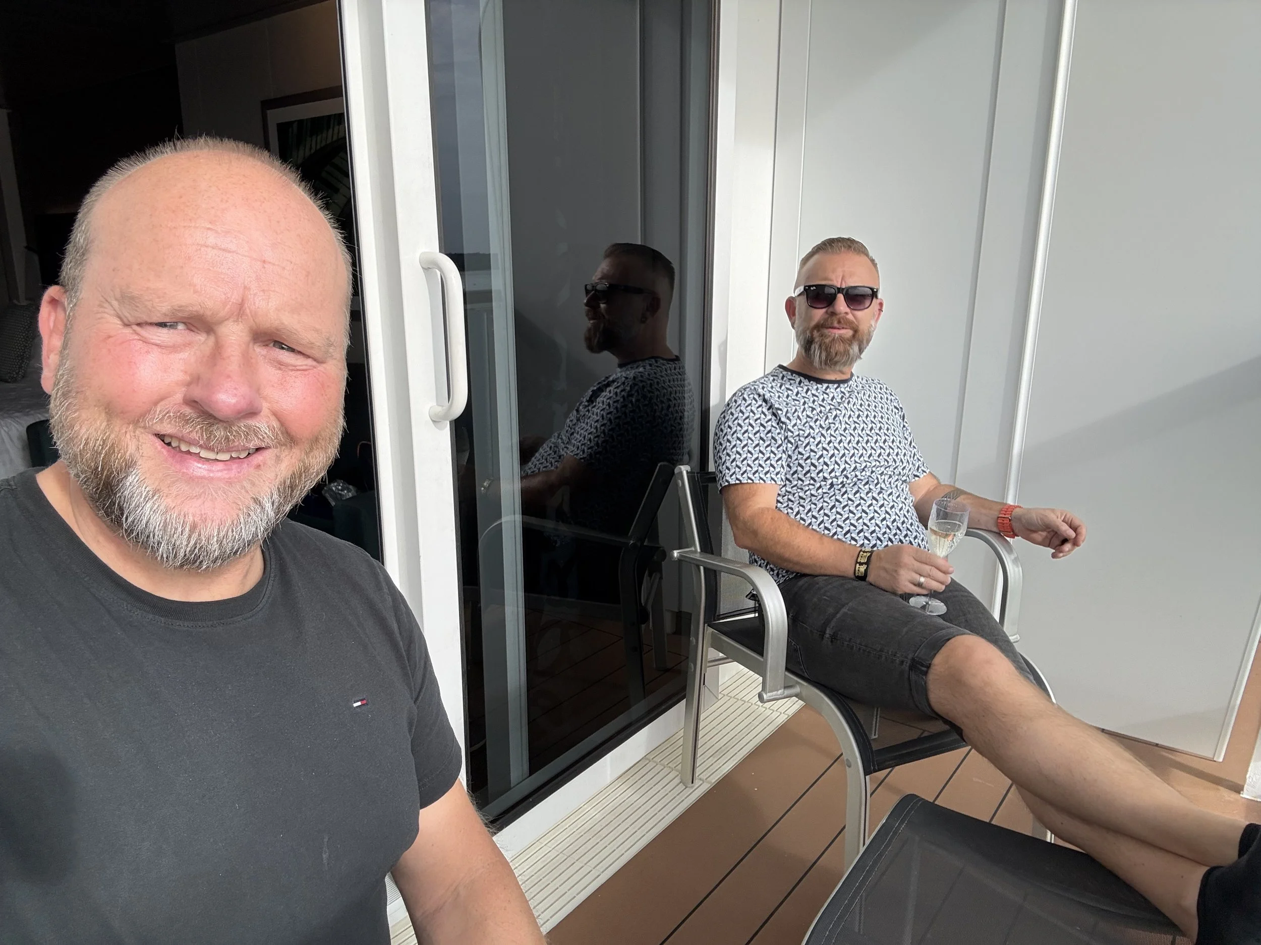 Two happy sailors