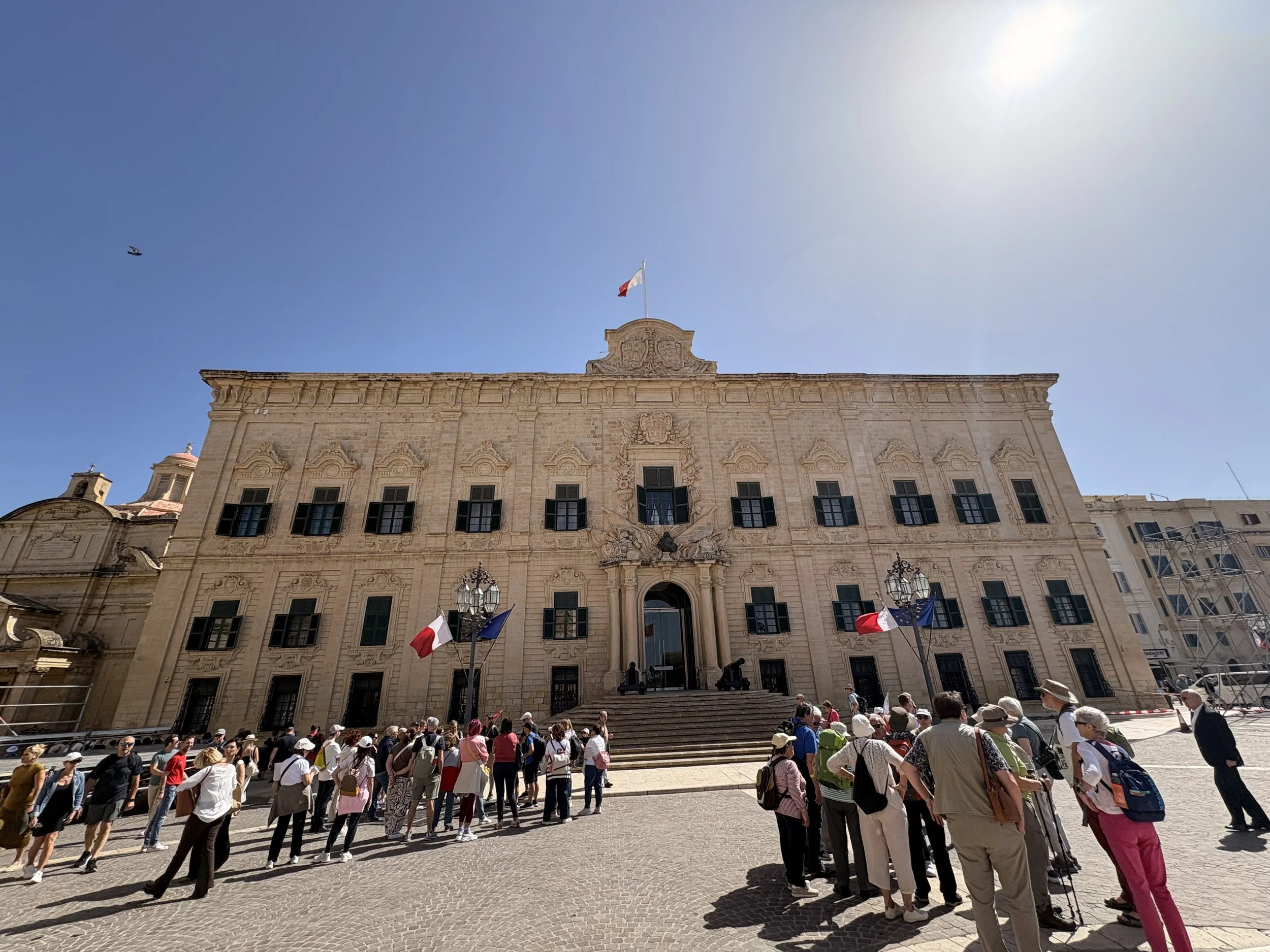 Auberge de Castille, now the office of the prime minister of Malta
