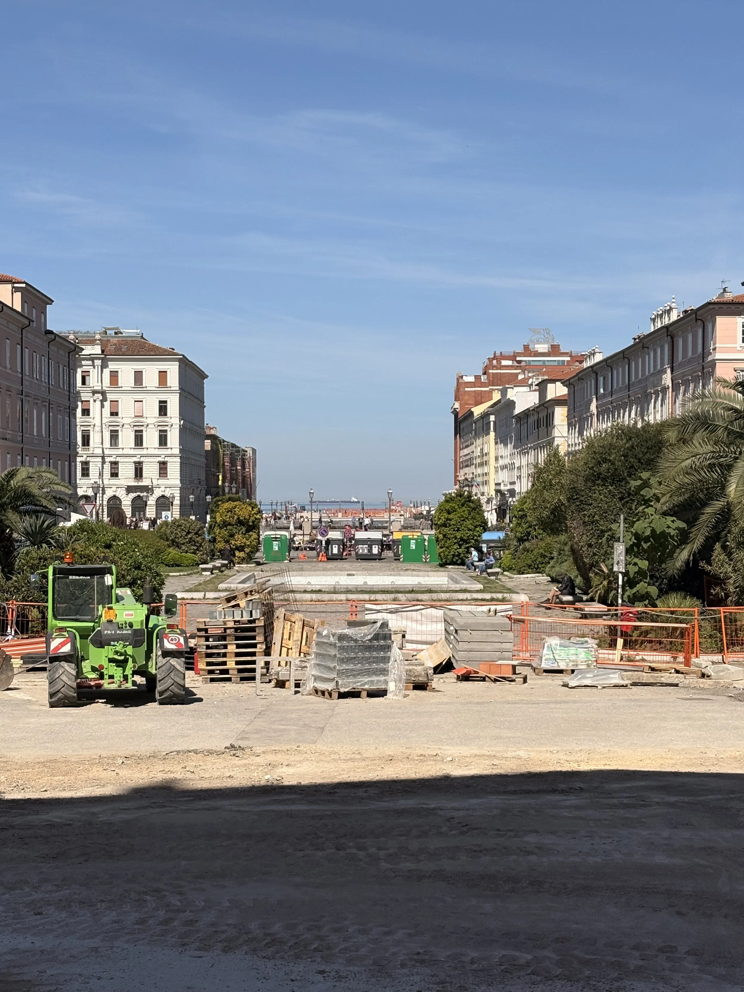 View down the canal grande from Church of Sant Antonio Nuovo
