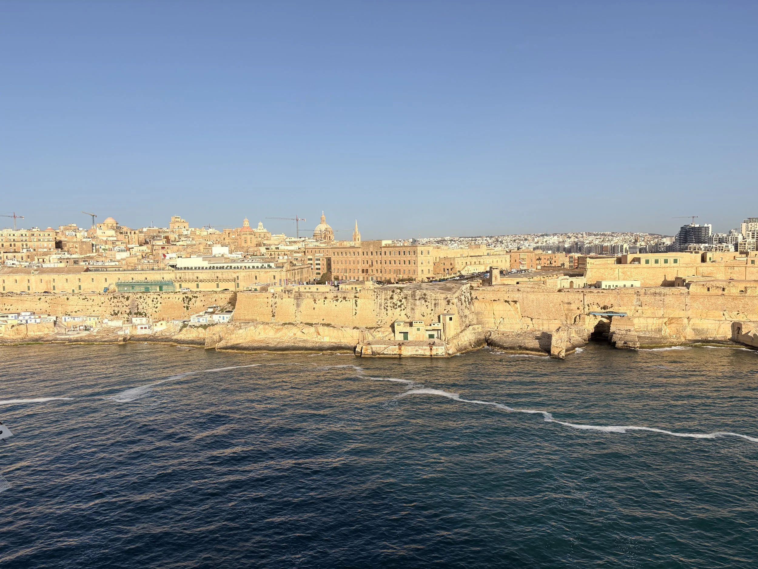 What a view of Valletta port