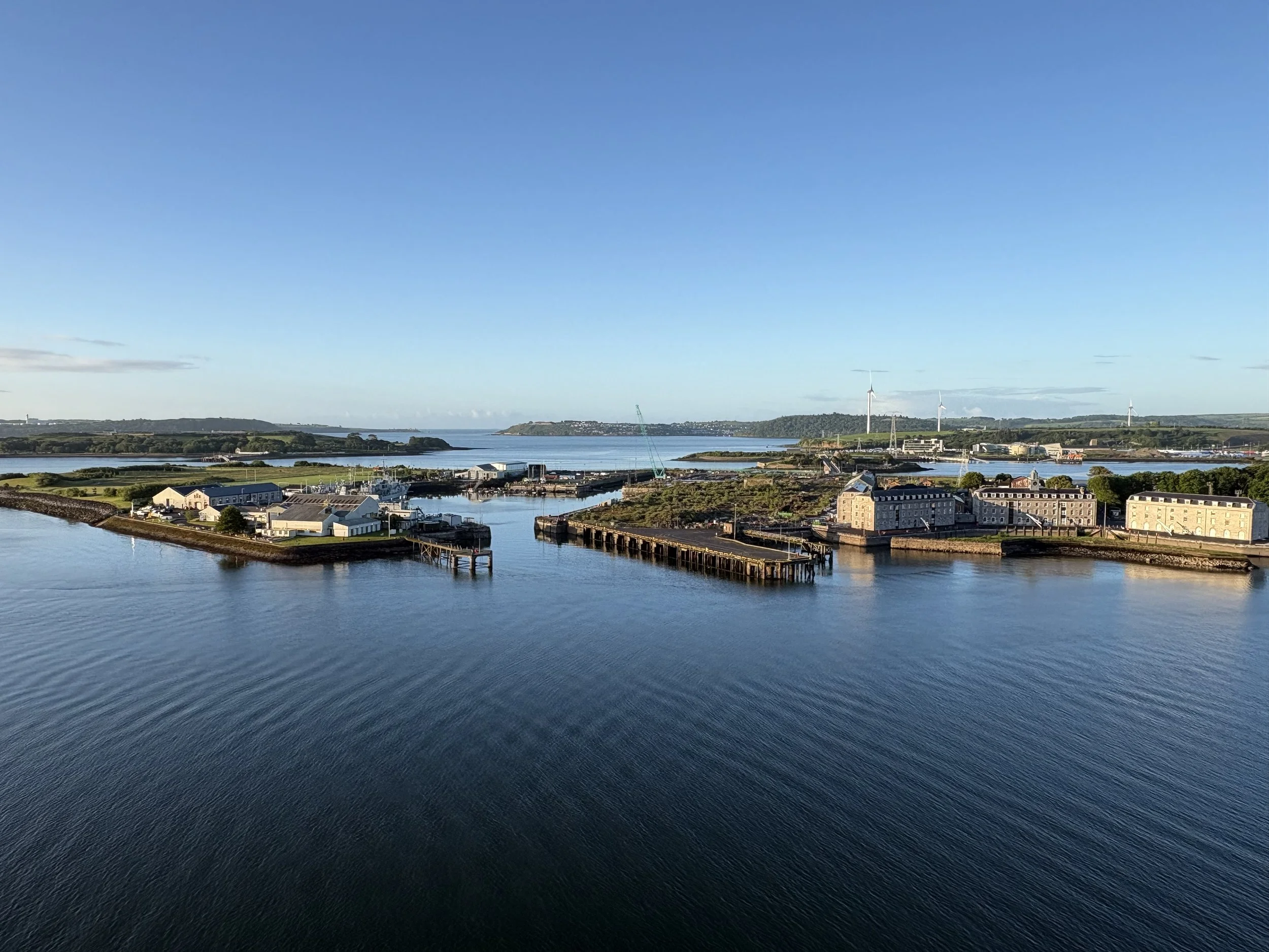 Haulbowline with the headquarter of the Irish Naval Service 