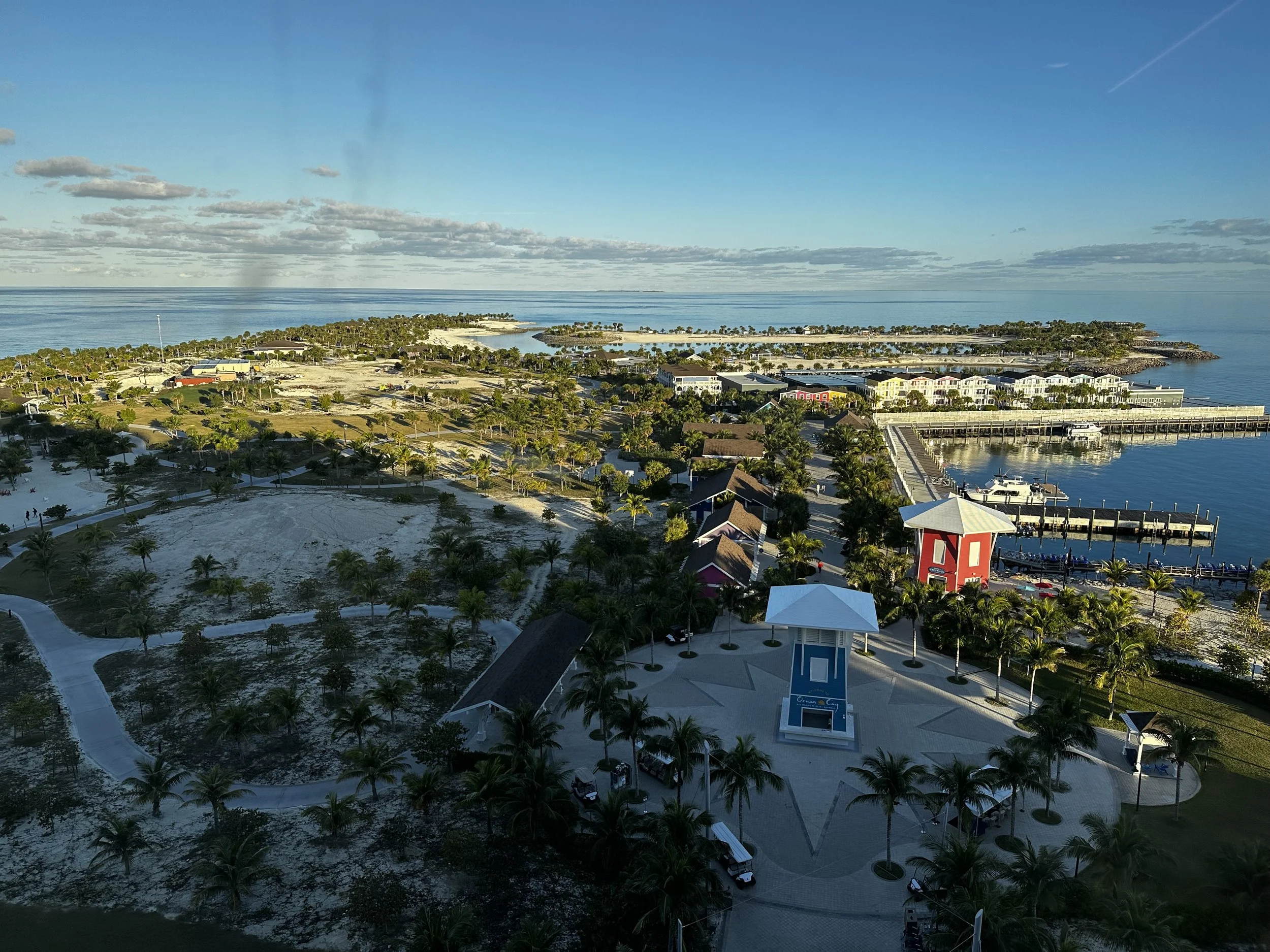 Ocean Cay is the MSC private island in the Bahamas. It was redeveloped by MSC as Marine Reserve. 