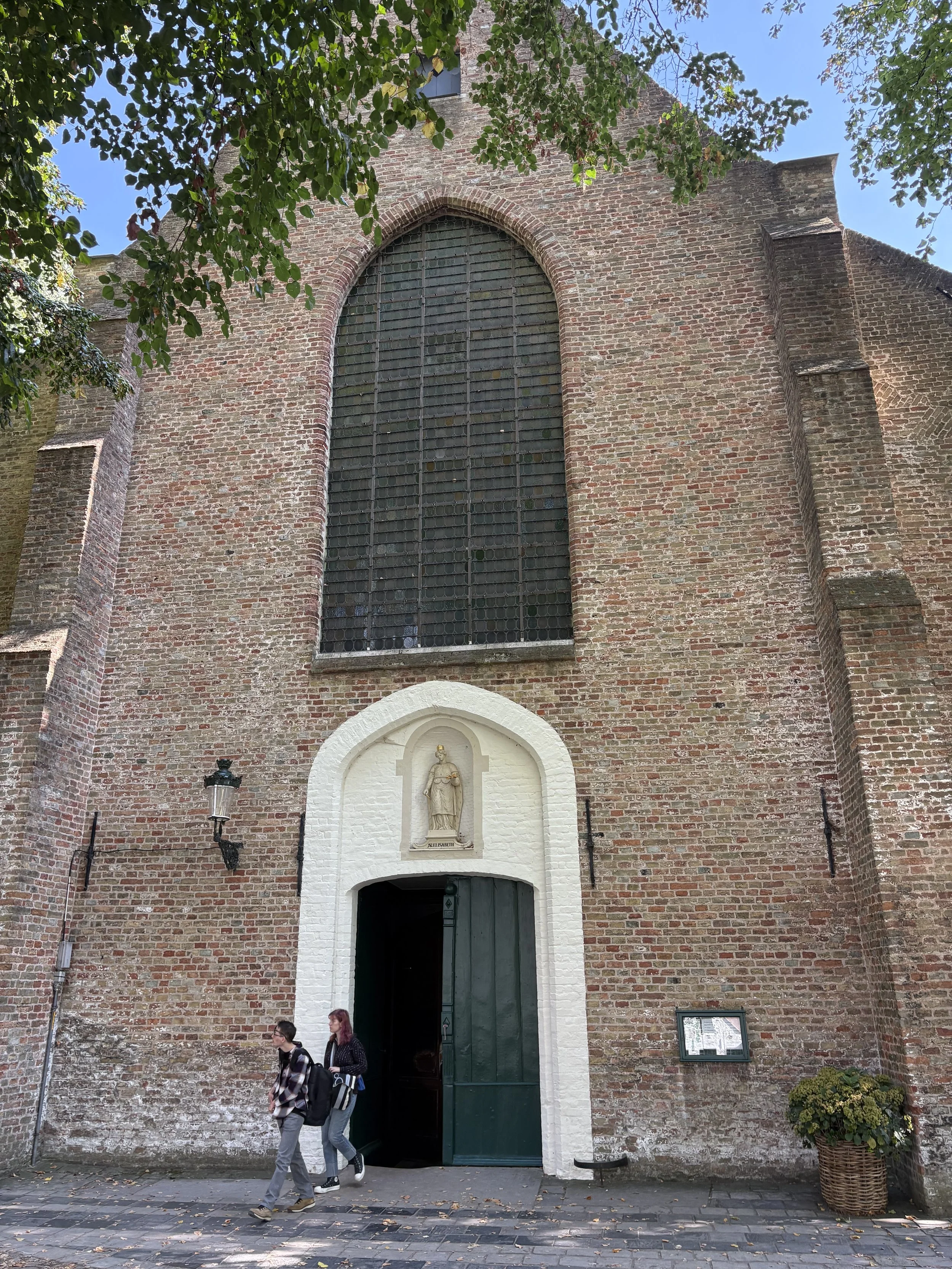 Entry of the church of them Princely Beguinage Ten Wijngaerde