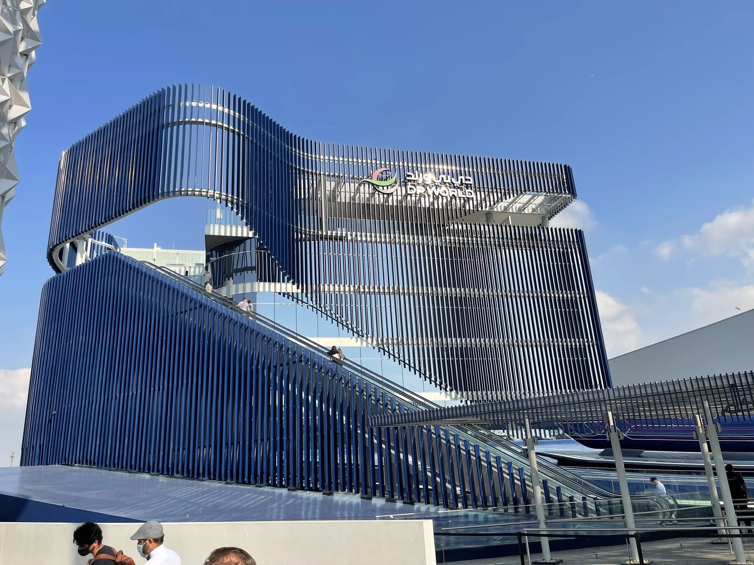 DP World Pavilion , it’s theme was “Making Trade Flow.” Rather than focusing on ships and ports, it showed how global trade quietly connects everyday life