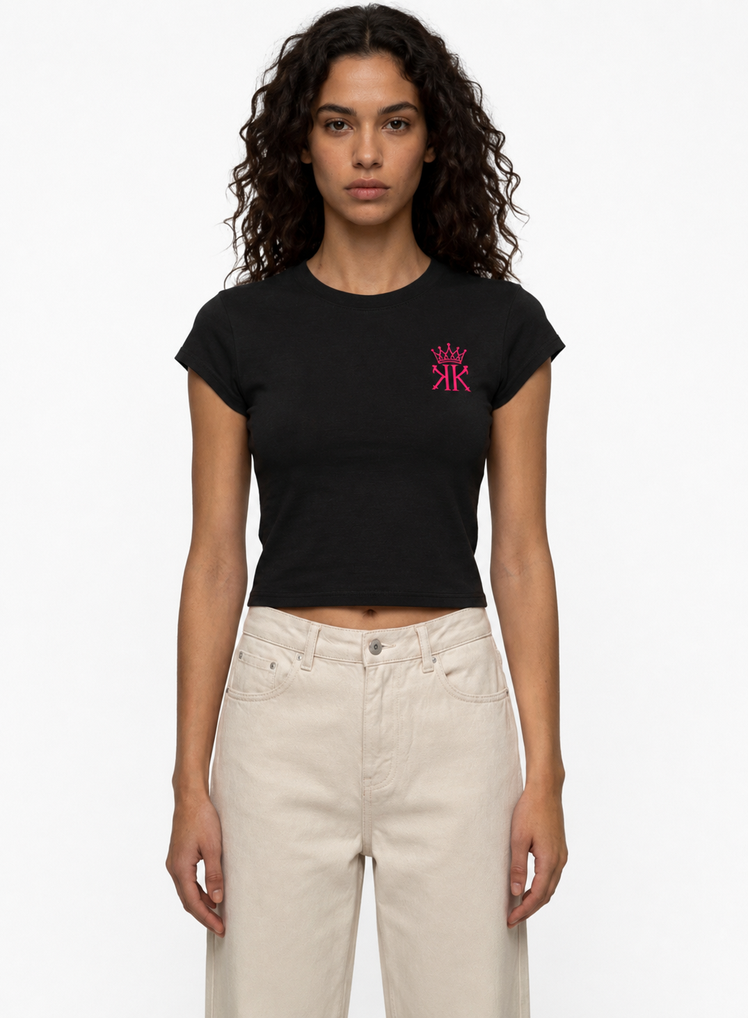Krown Khaos Slim-Fit Cropped T-Shirt