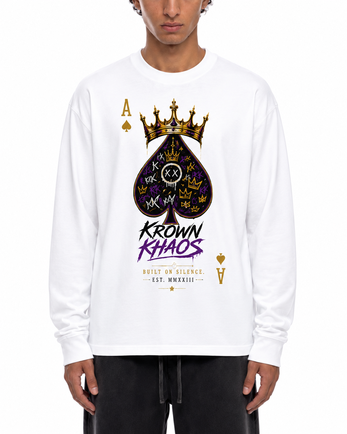 Krown Khaos Ace of Khaos Long-Sleeve T-Shirt