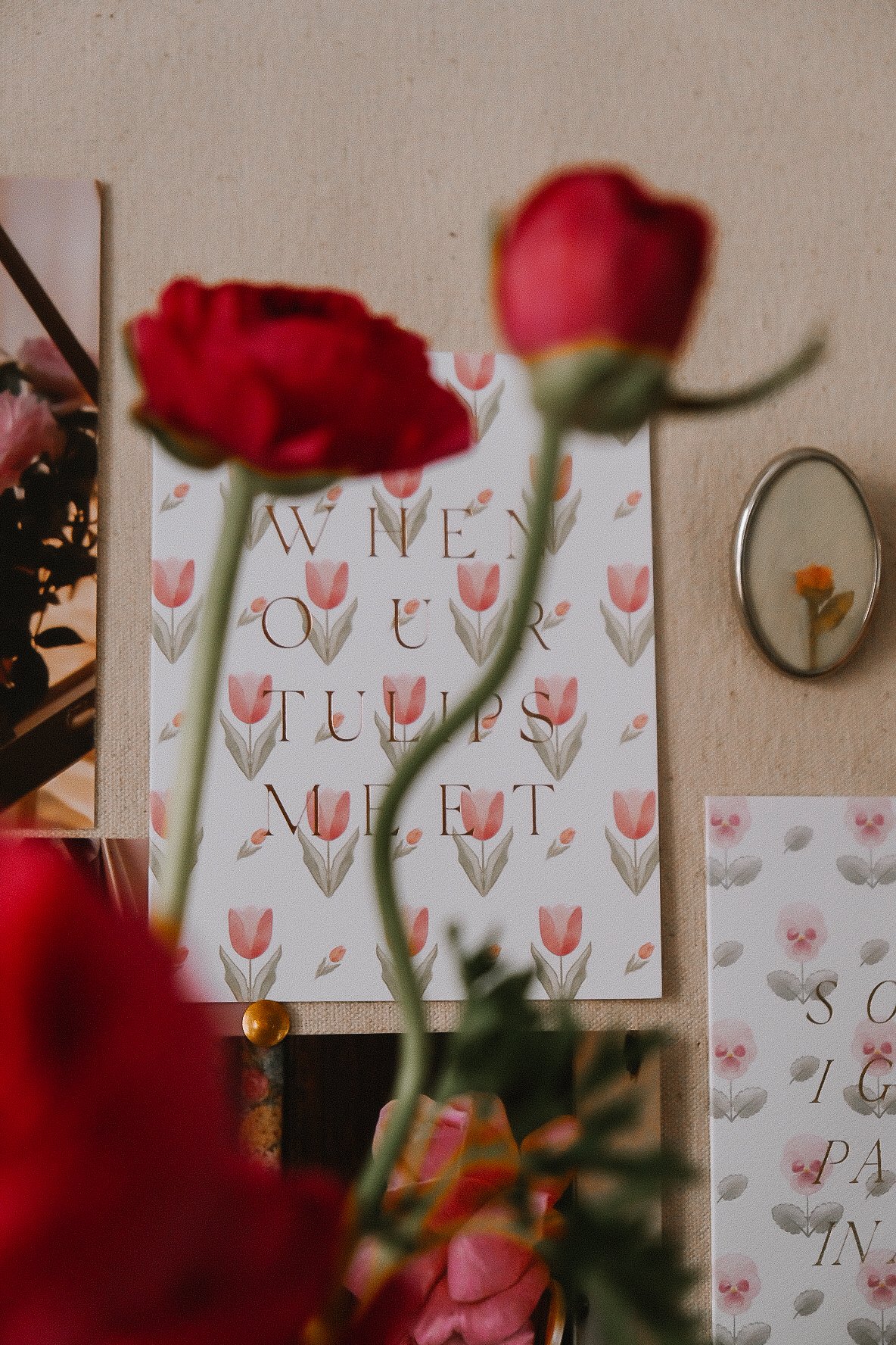 When Our Tulips Meet Card