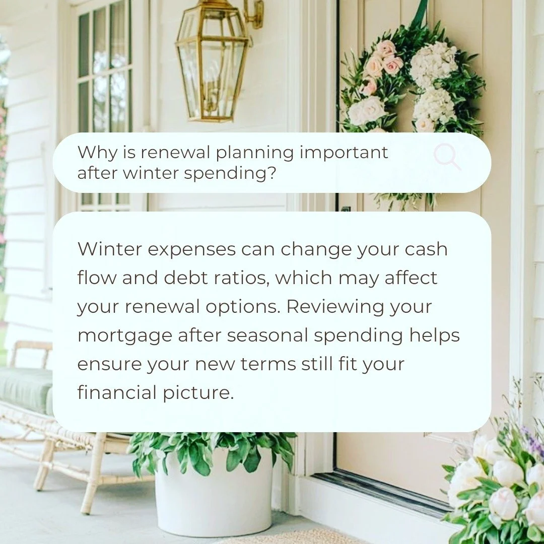 Winter spending can quietly impact your mortgage strategy. Taking time to review your renewal now helps you adjust, plan smarter, and avoid surprises later. #CanadianBroker #CanadianAgent #HomeLoan #Investment #Finance #MortgageRate #CreditRepair #Re