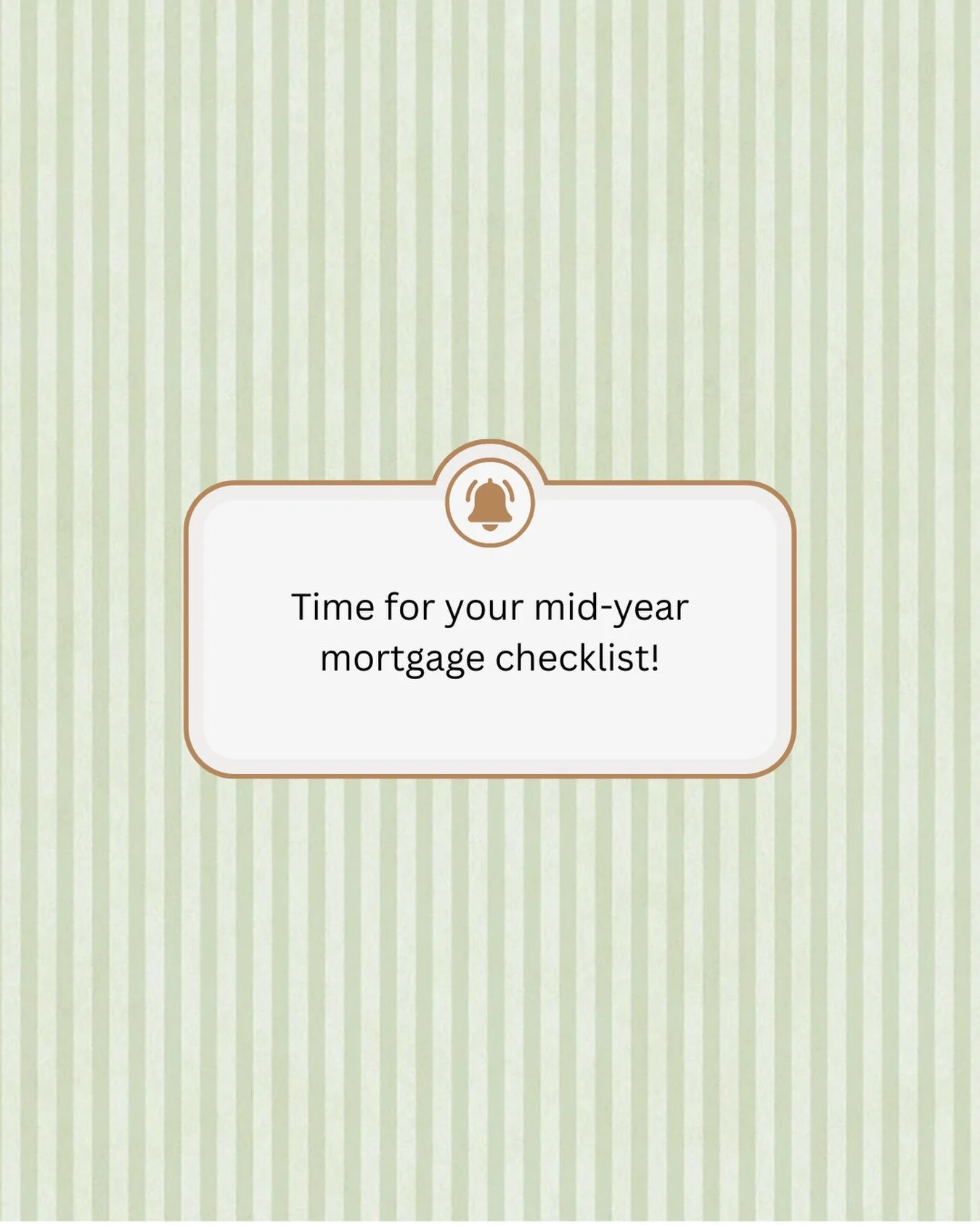 Your mid-year mortgage checklist has arrived 🏡✨

This is the perfect time to review your mortgage and make sure your money is working as hard as you are. 
✔️ Is your renewal coming up?
✔️ Could consolidating your debt simplify your payments?
✔️ Are 