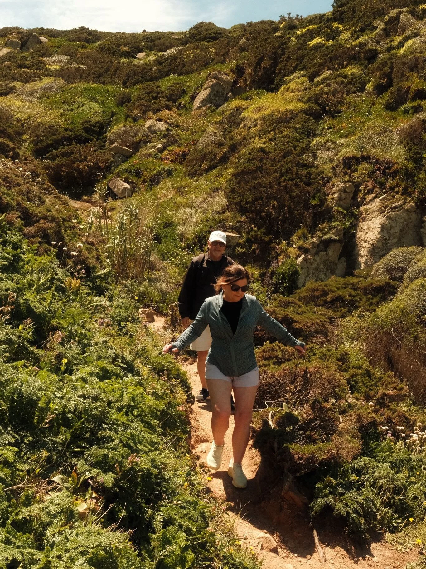 This was a big one! Conquering my fear of heights to hike down the sea cliffs to Praia da Ursa.⛰️✨

Life&rsquo;s to short not to chase the view!