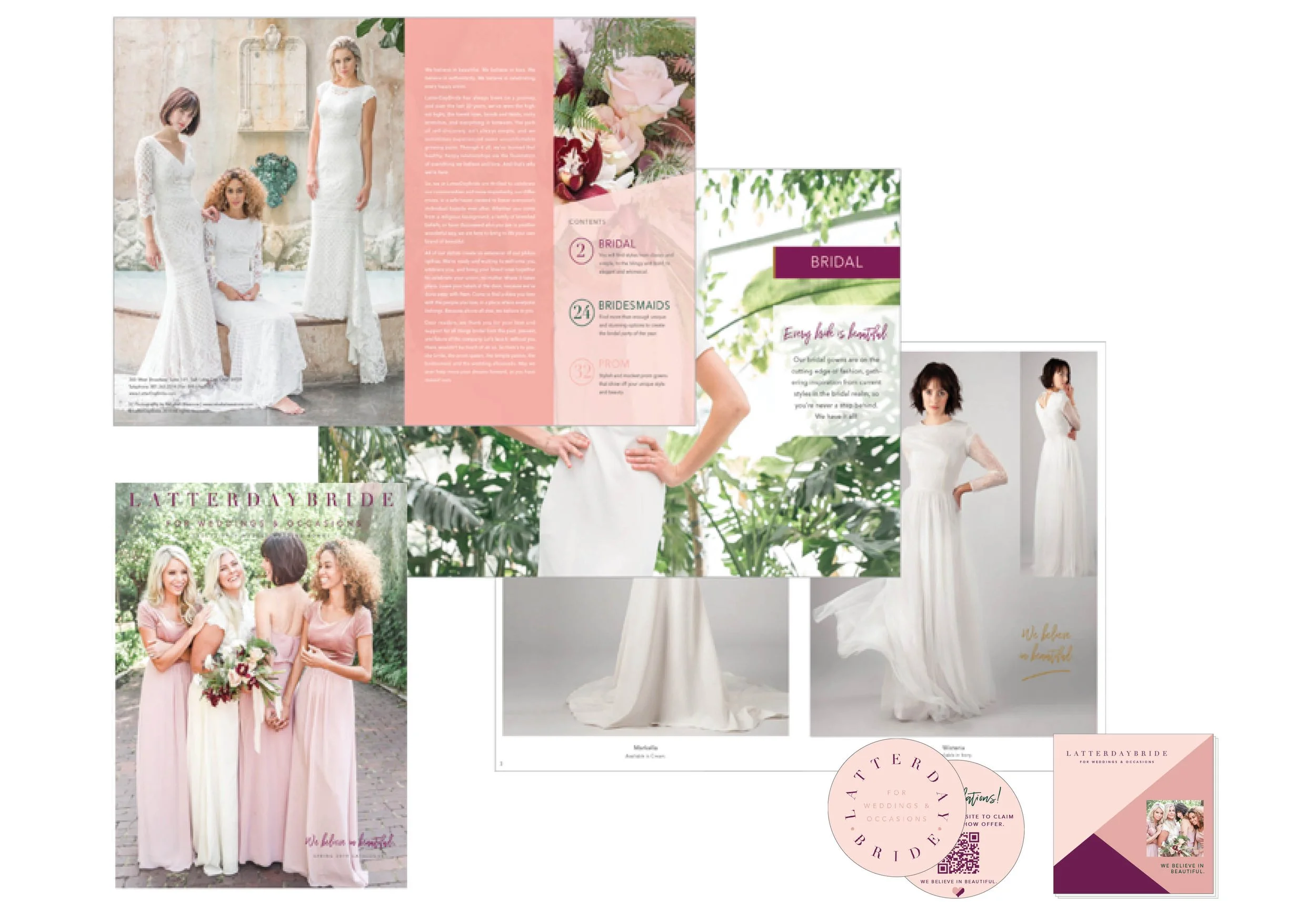 PRODUCT CATALOG & MATERIALS FOR LATTERDAY BRIDE