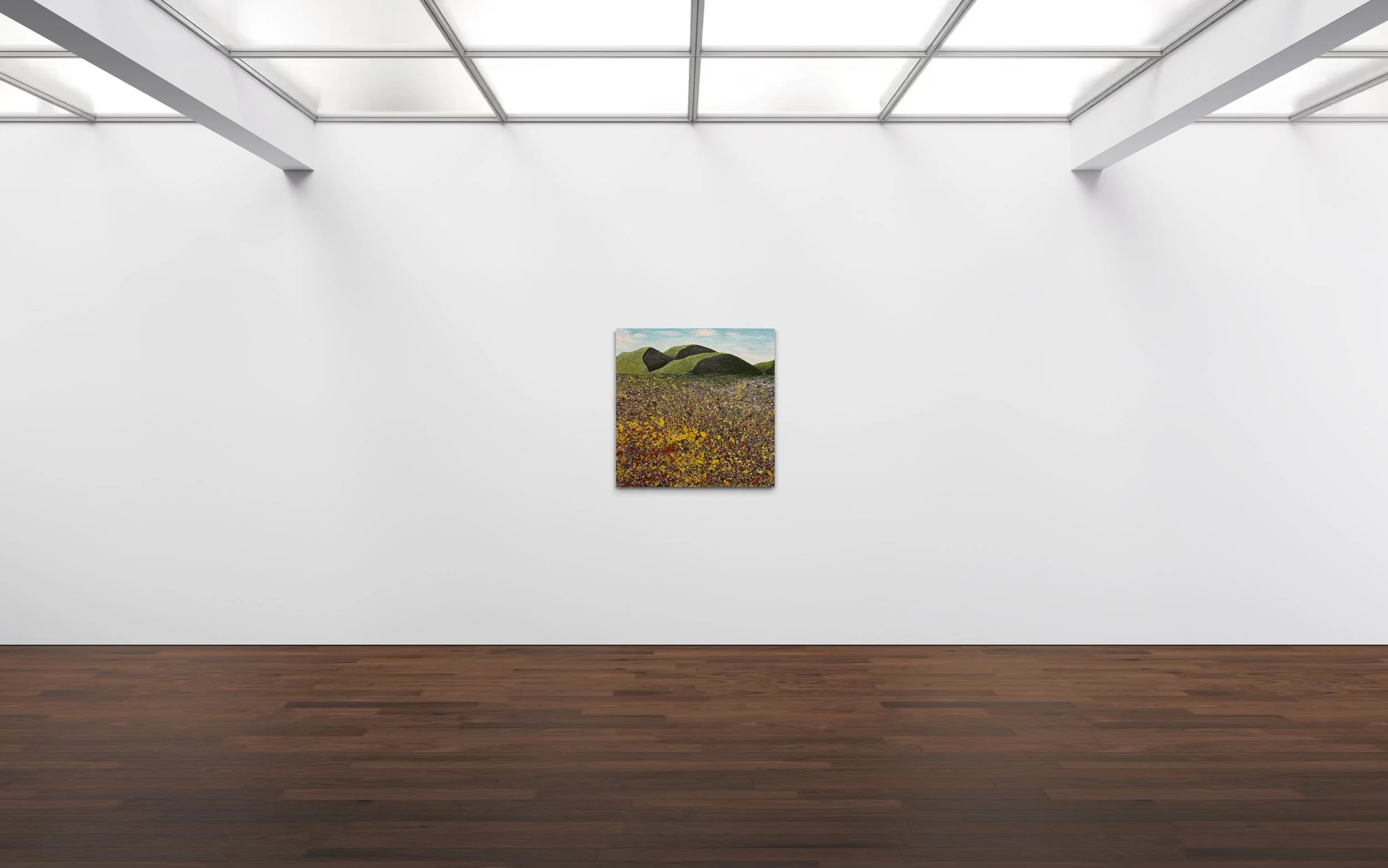 Flowers and Rolling Hills