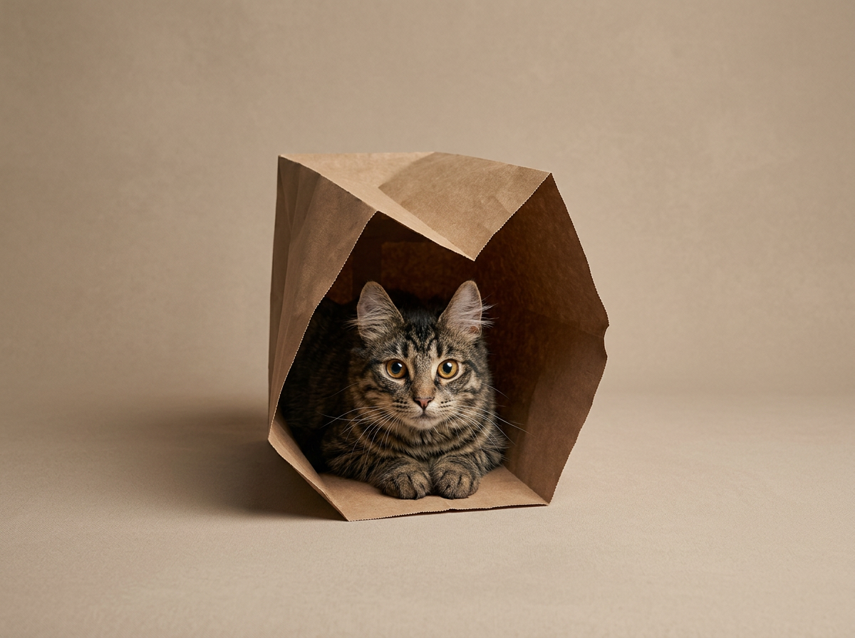 Catnip Paper Play Sack
