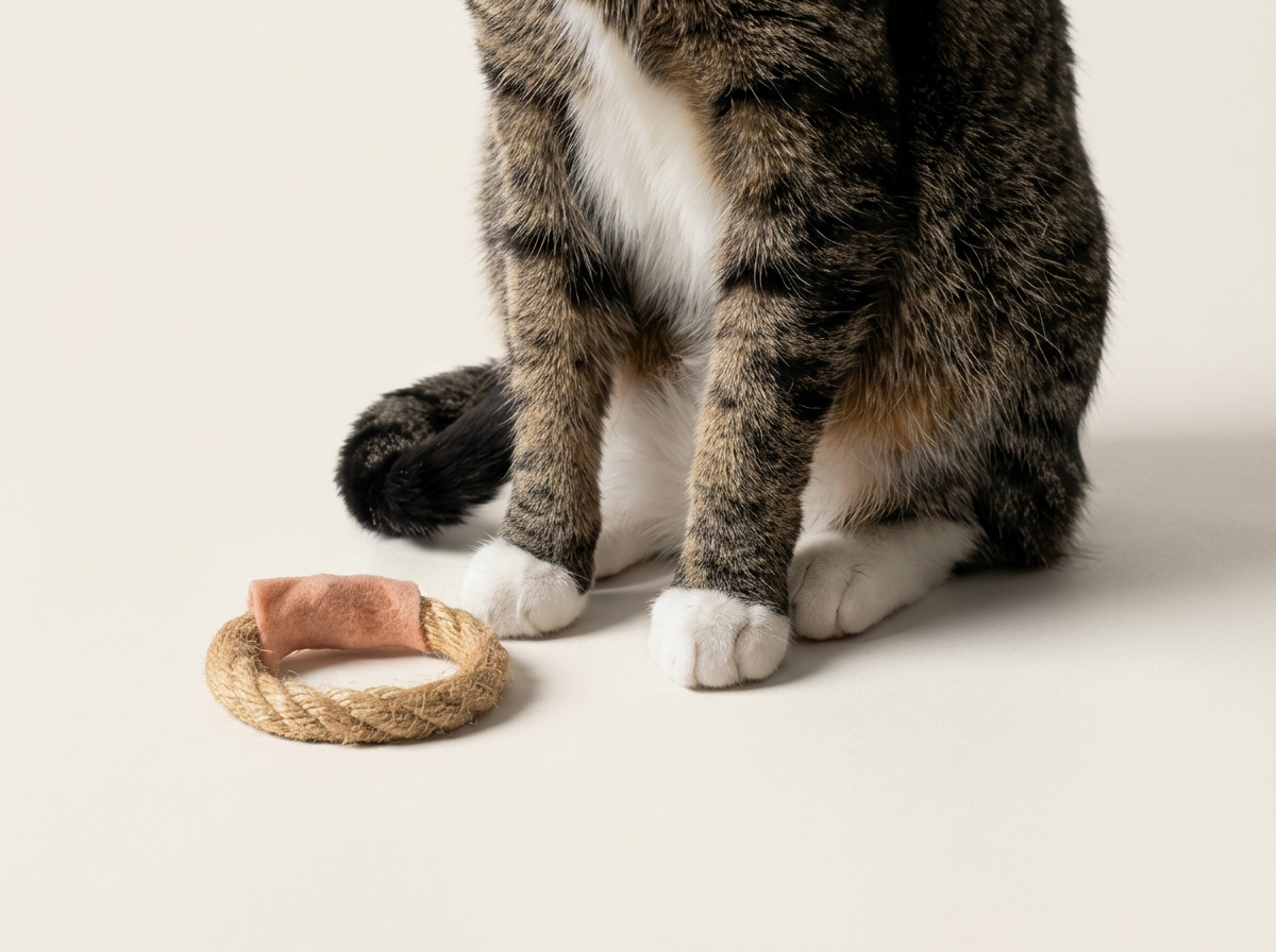 Silvervine Jute Rope Cat Ring Toy