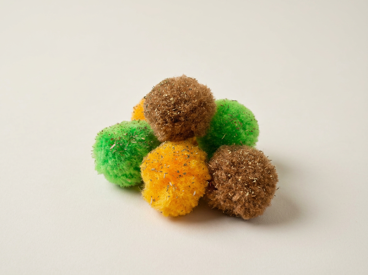 Halloween Catnip + Silvervine Pom Poms