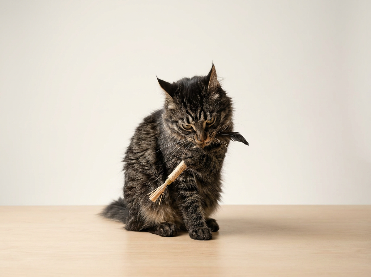Silvervine Feather Chew Cat Toy