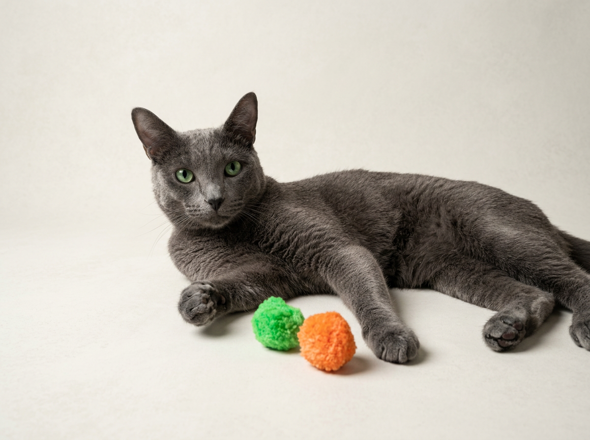 Halloween Catnip + Silvervine Pom Poms