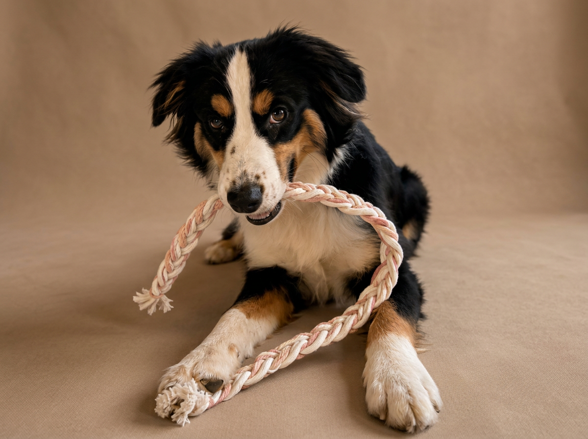 Organic Cotton Braided Rope Dog Toy