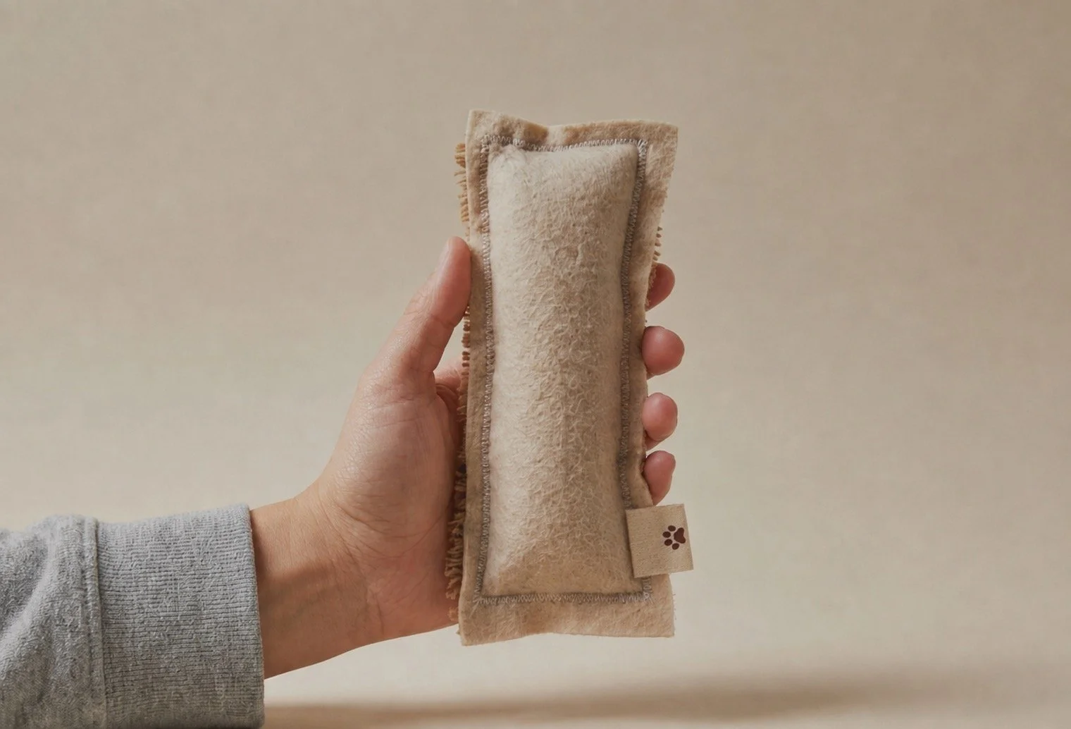 Felt Burlap Cat Kicker Toy