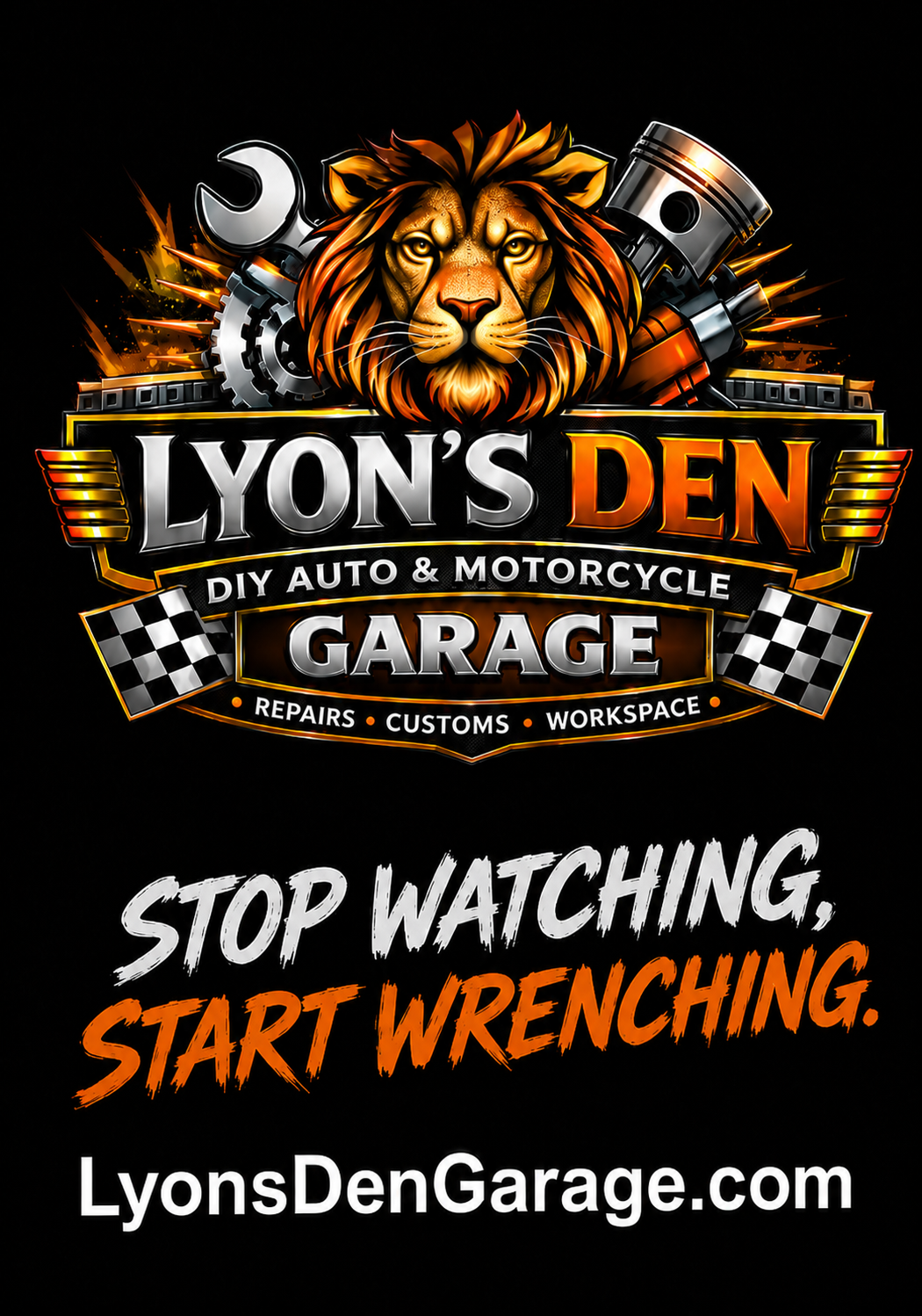 Lyon's Den Garage – Kentucky's DIY Auto & Motorcycle Repair Facility. Rent professional service bays, lifts, tools, and equipment by the hour.