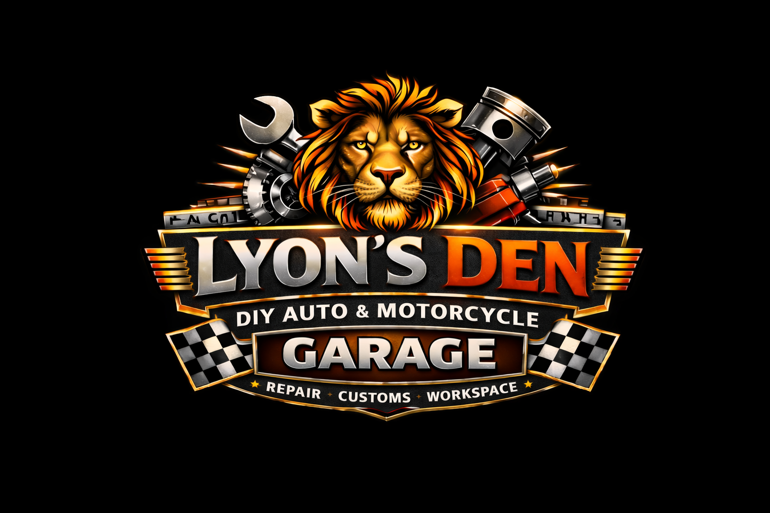 Lyon's Den Garage DIY auto and motorcycle repair facility in Frankfort Kentucky