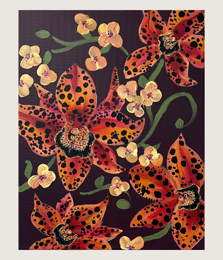 Leopard Orchid Study No. 2