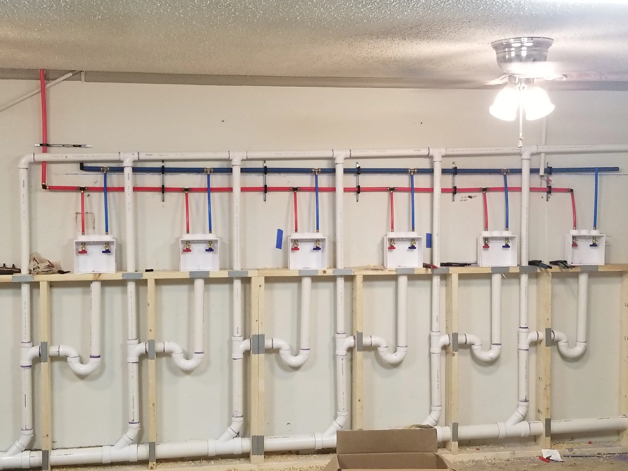 Apartment laundry room