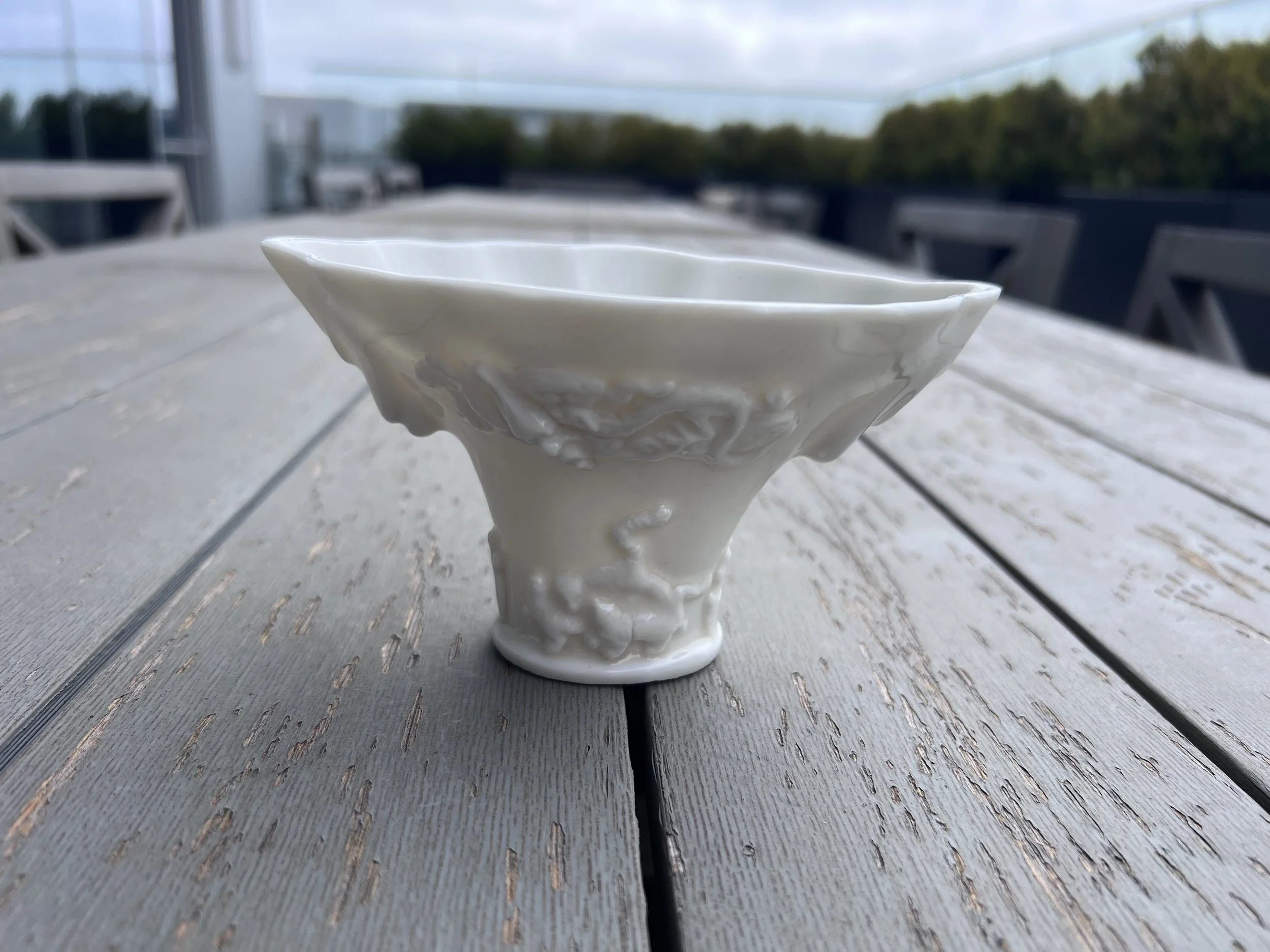 Dehua Blanc de Chine Rhinoceros-Horn Form Cup1.jpg