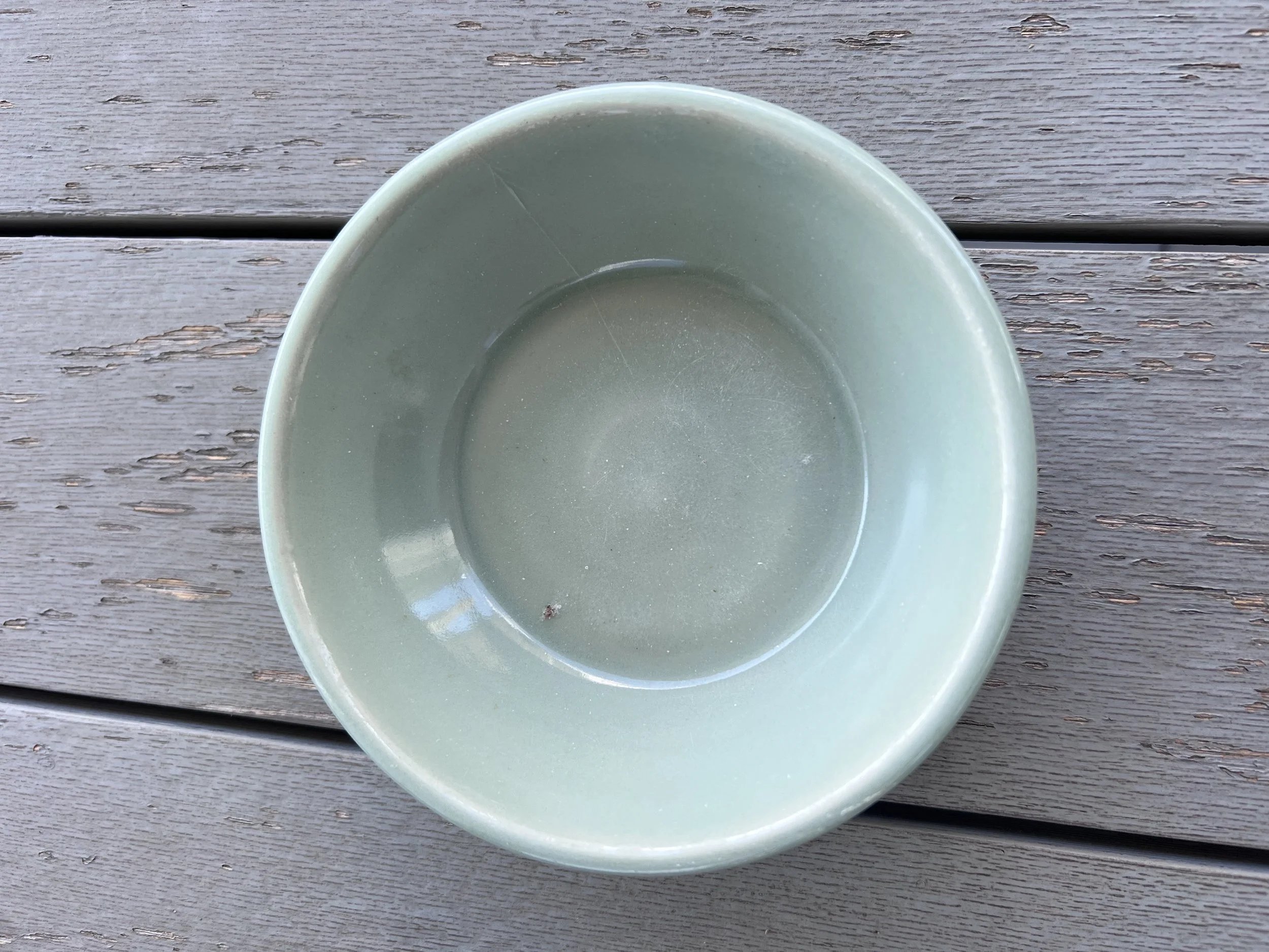 Chinese Longquan Celadon Shallow Bowl