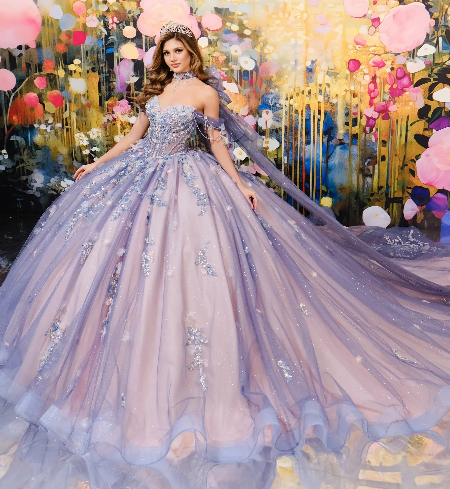 PRINCESA BY ARIANA VARA
Color: Slate/rose
Size: 6
Style #: PR30194
