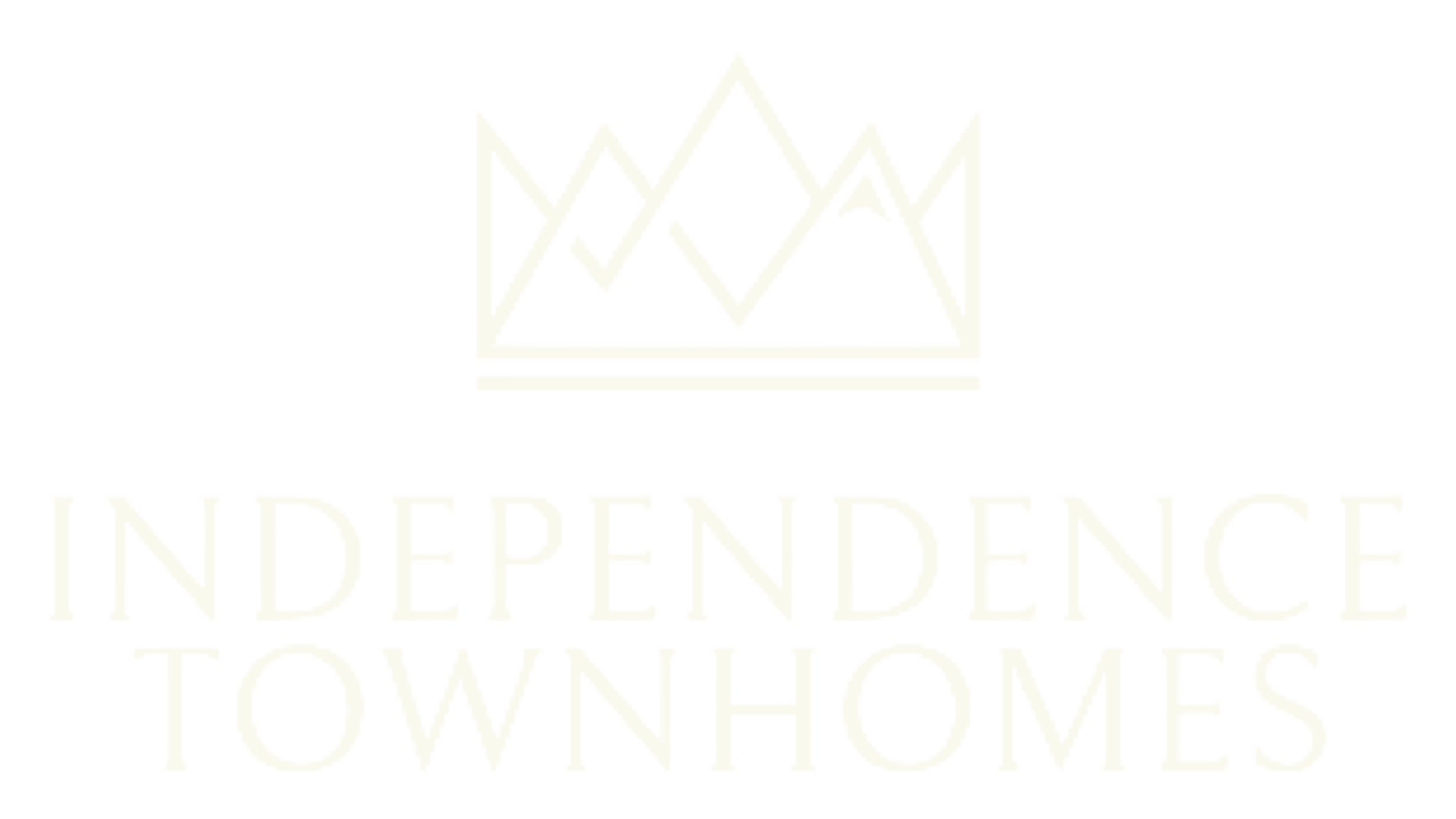 Independence Breckenridge new development logo, Breckenridge's finest townhomes, part of the Finale development.