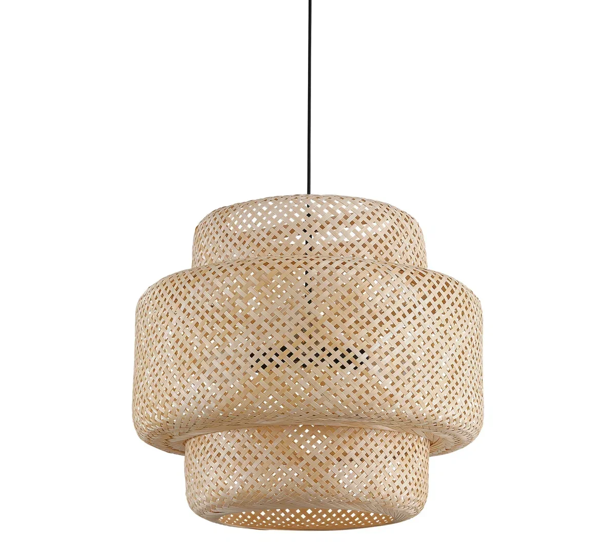 Natural Woven Chandelier