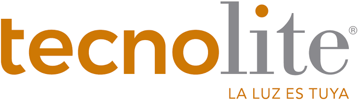 Logotipo de TecnoLite con el eslogan 'La luz es tuya' debajo.