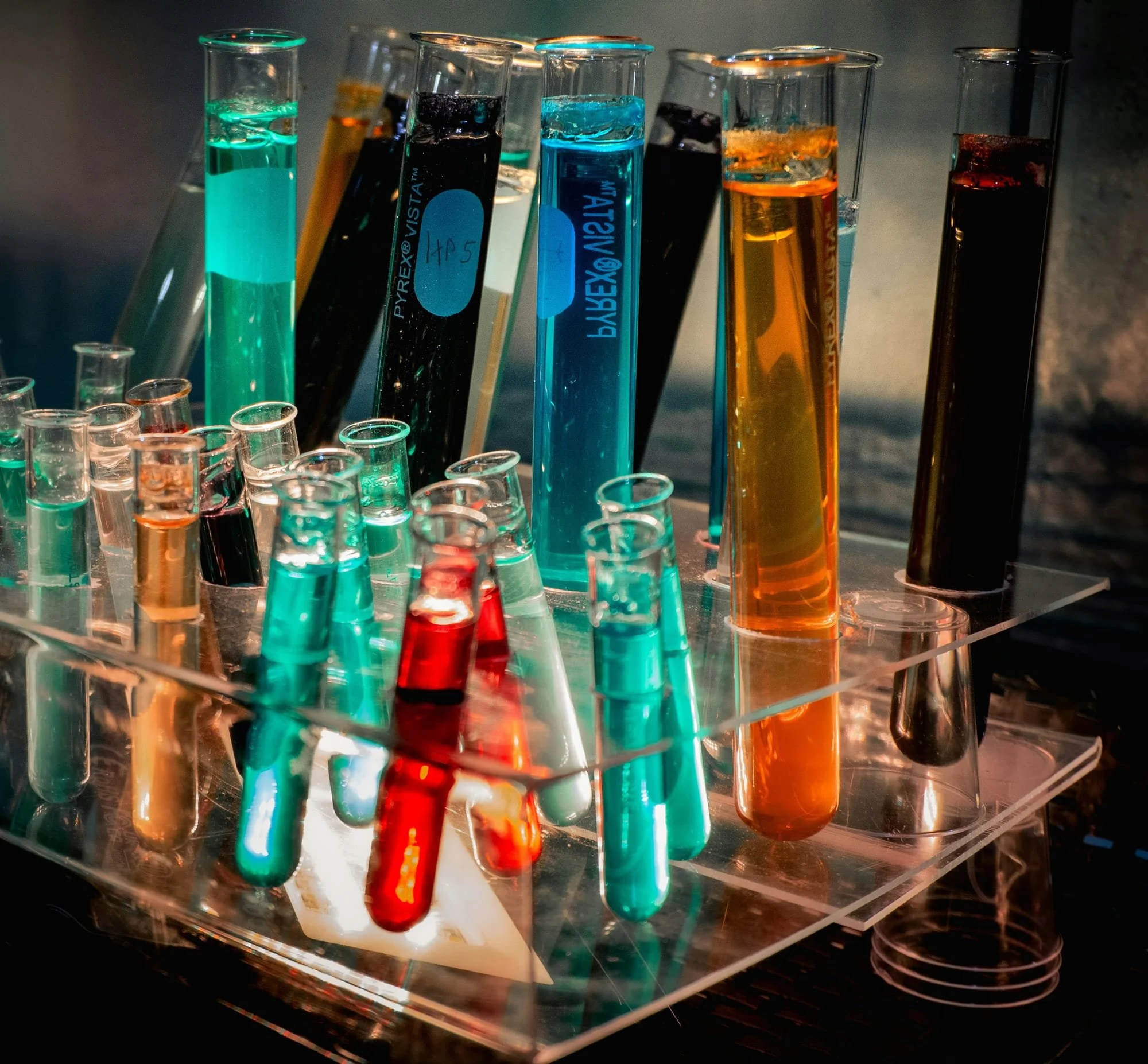 Beakers and test tubes