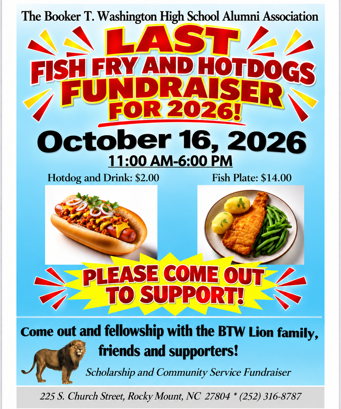 Fish Fry &amp; Hot Dog Fundraiser 