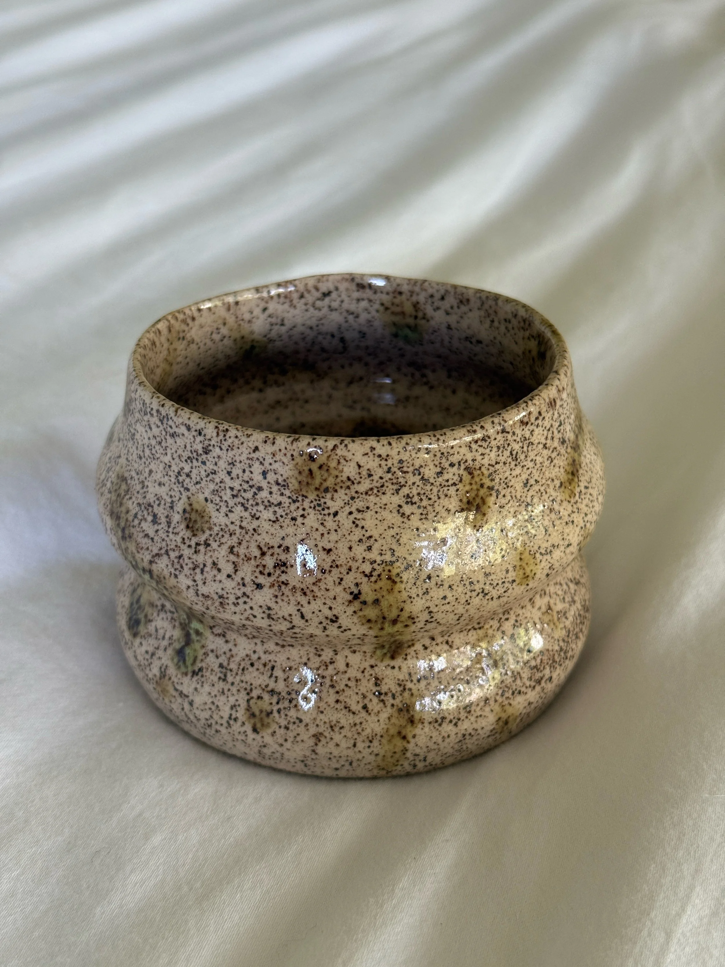 Speckled Green Splatter Bubble Mug
