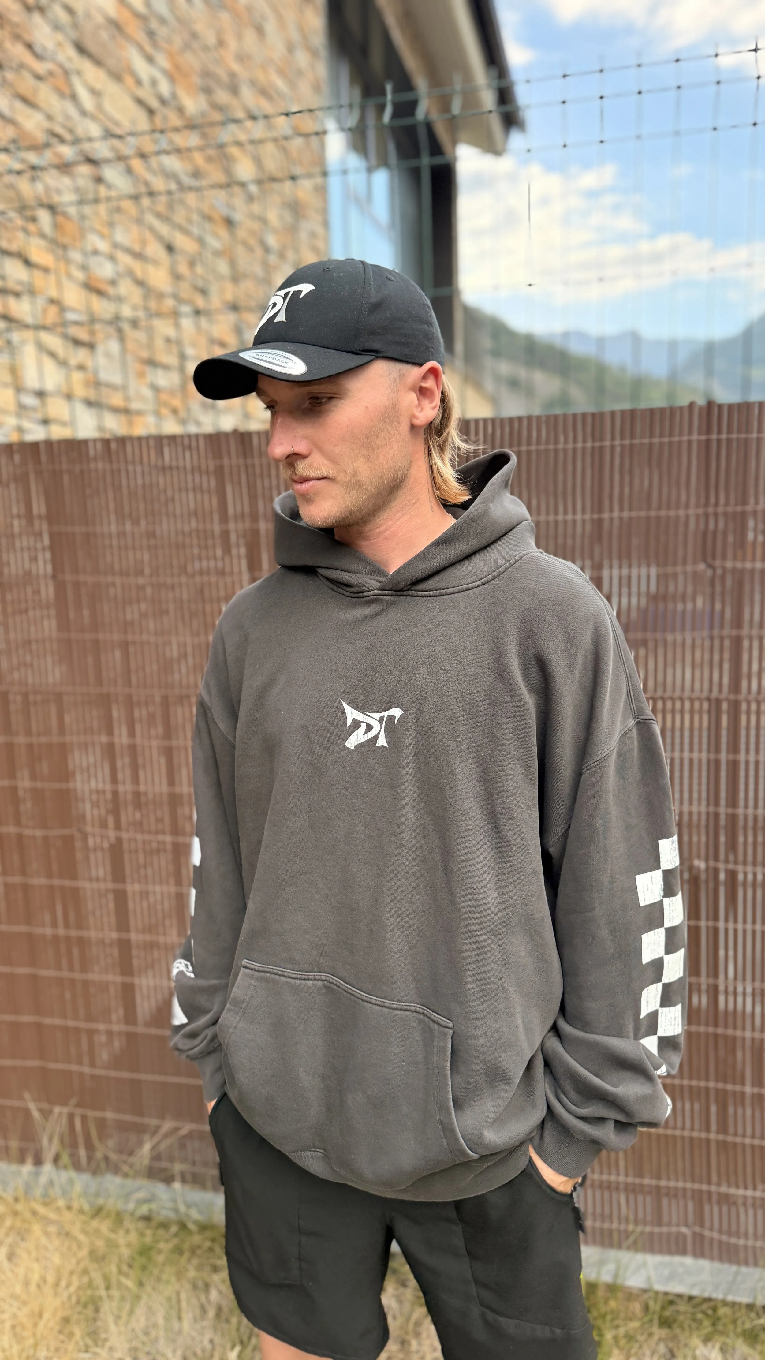 DT FADED BLACK HOODIE