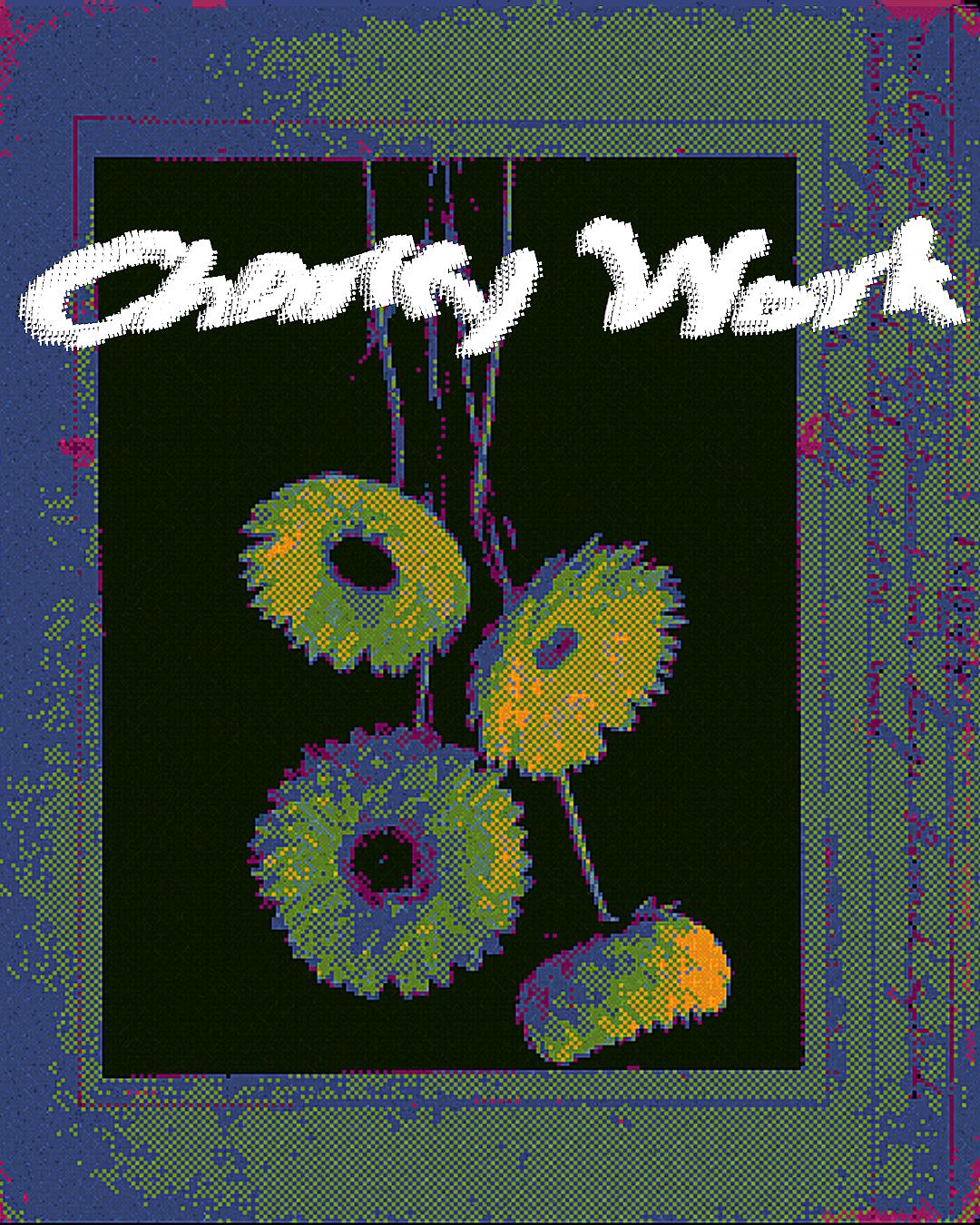 Charity Work Flowers Sticker