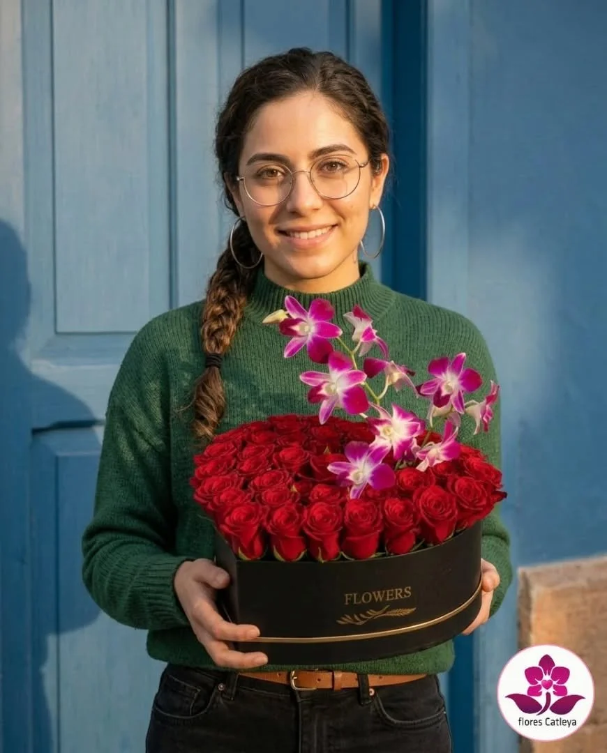 ​🌸 &iexcl;El detalle m&aacute;s exclusivo para este 8 de Marzo! 🌸
​Sorpr&eacute;ndela con nuestra Caja Coraz&oacute;n Premium: la pasi&oacute;n de las rosas rojas unida a la elegancia inigualable de nuestras orqu&iacute;deas p&uacute;rpuras. El reg