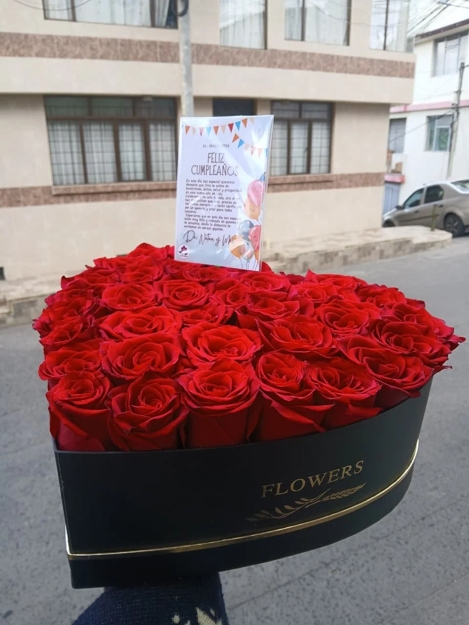 Caja Corazón "Dulce Tentación" - Rosas y Chocolates Ferrero